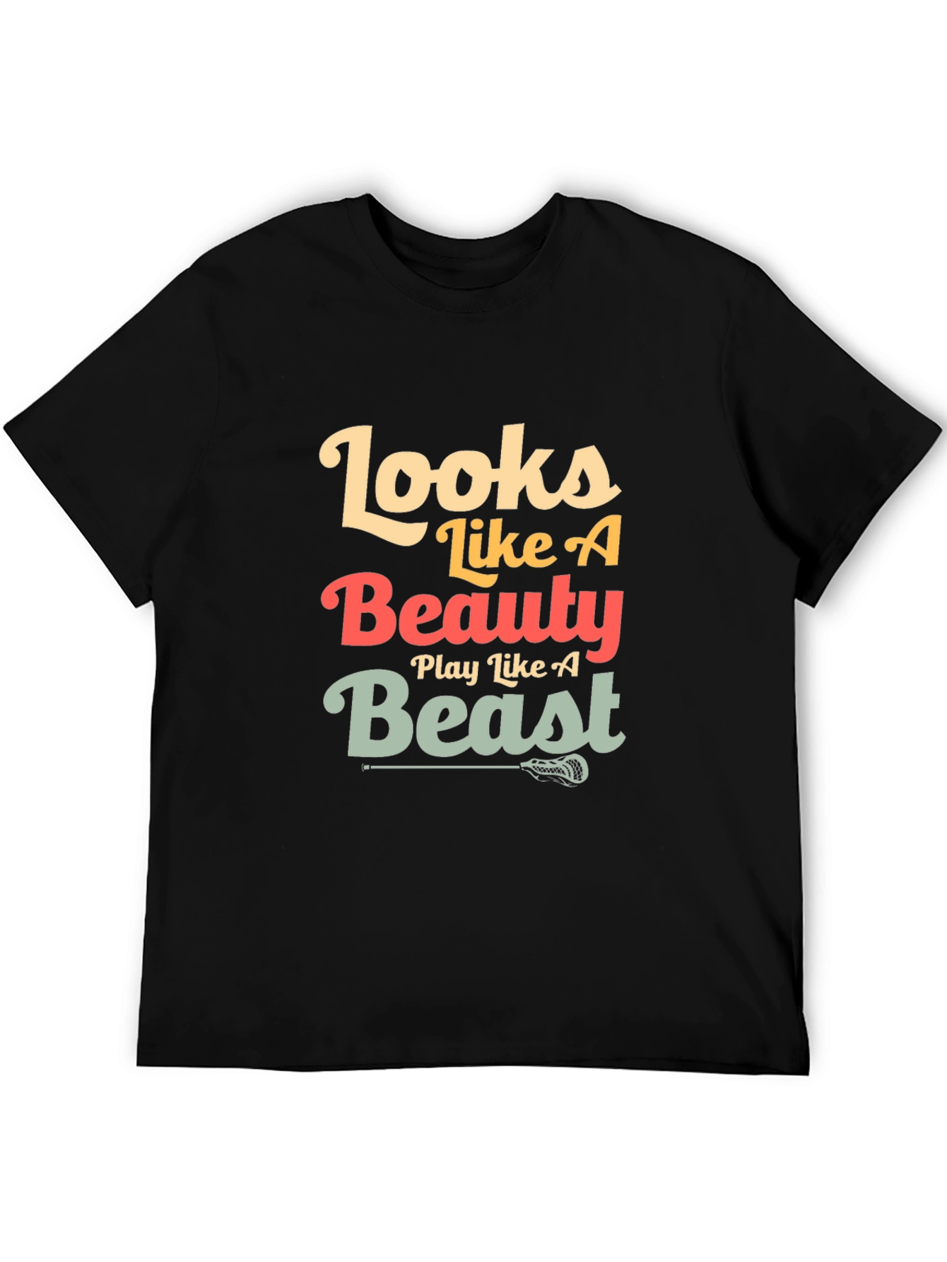 Looks Like A Beauty Play Like A Beast T-Shirt