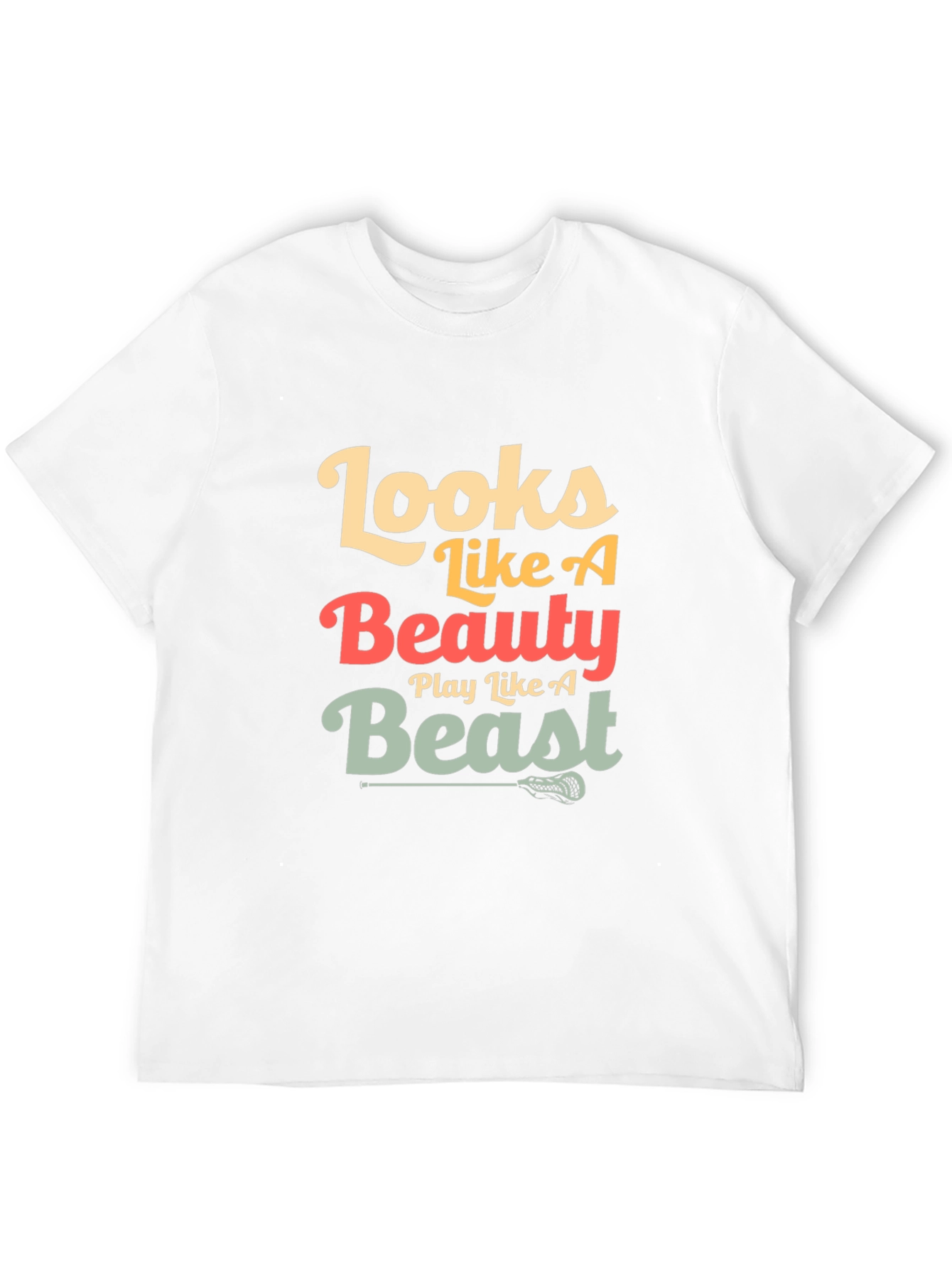 Looks Like A Beauty Play Like A Beast T-Shirt