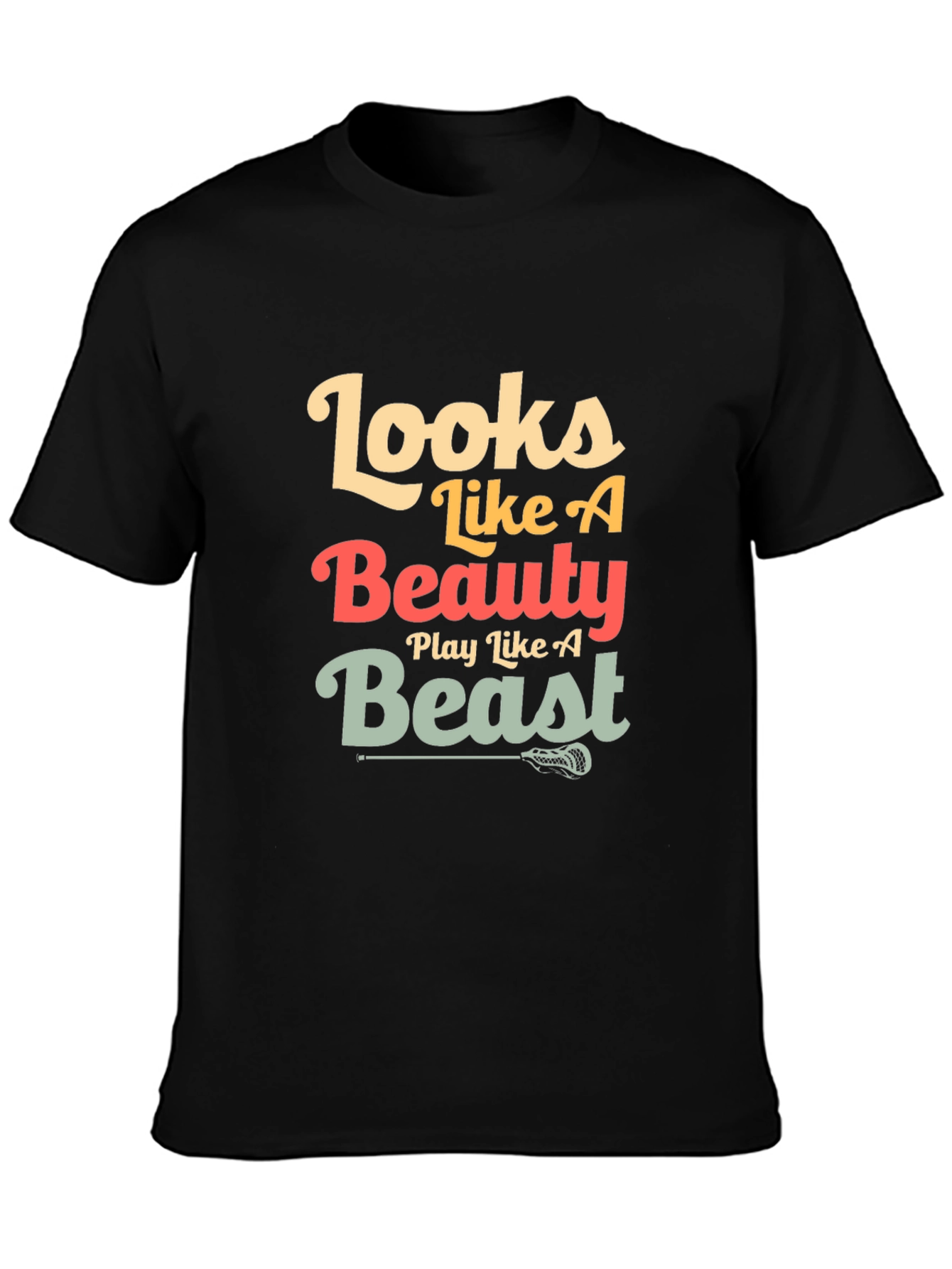 Looks Like A Beauty Play Like A Beast T-Shirt