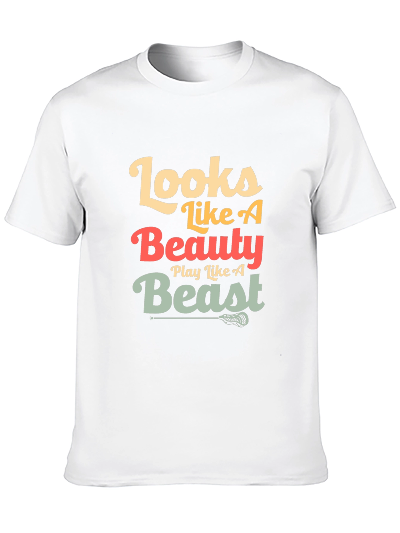 Looks Like A Beauty Play Like A Beast T-Shirt