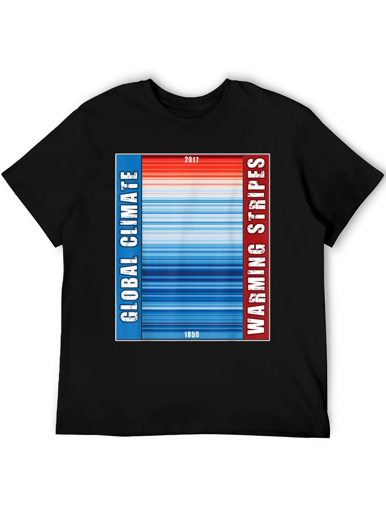 Global Climate Warming Stripes T-Shirt