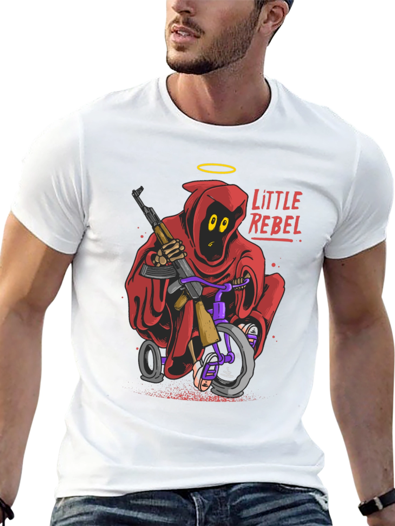Little Rebel Graphic T-Shirt - Edgy Streetwear
