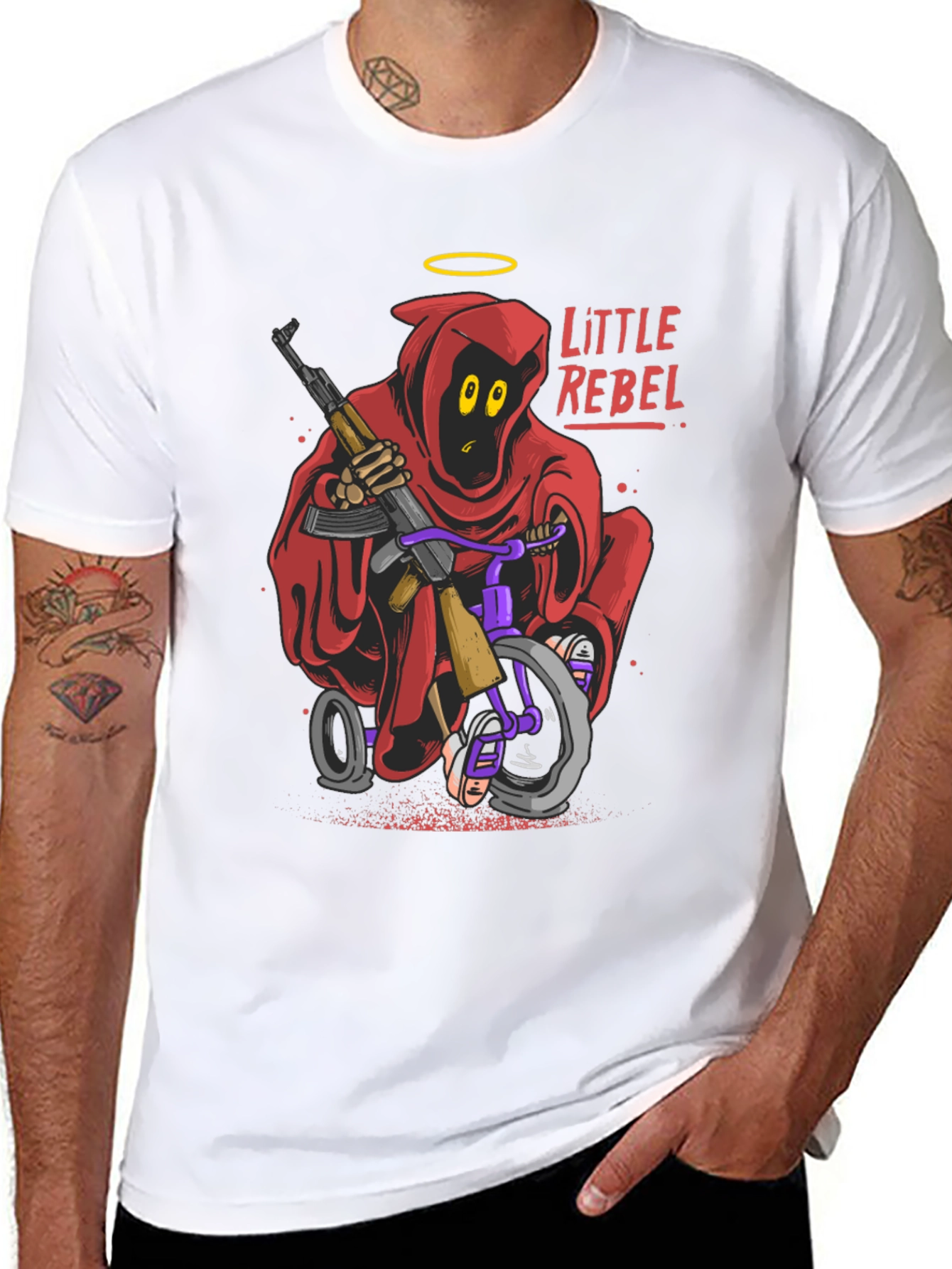 Little Rebel Graphic T-Shirt - Edgy Streetwear