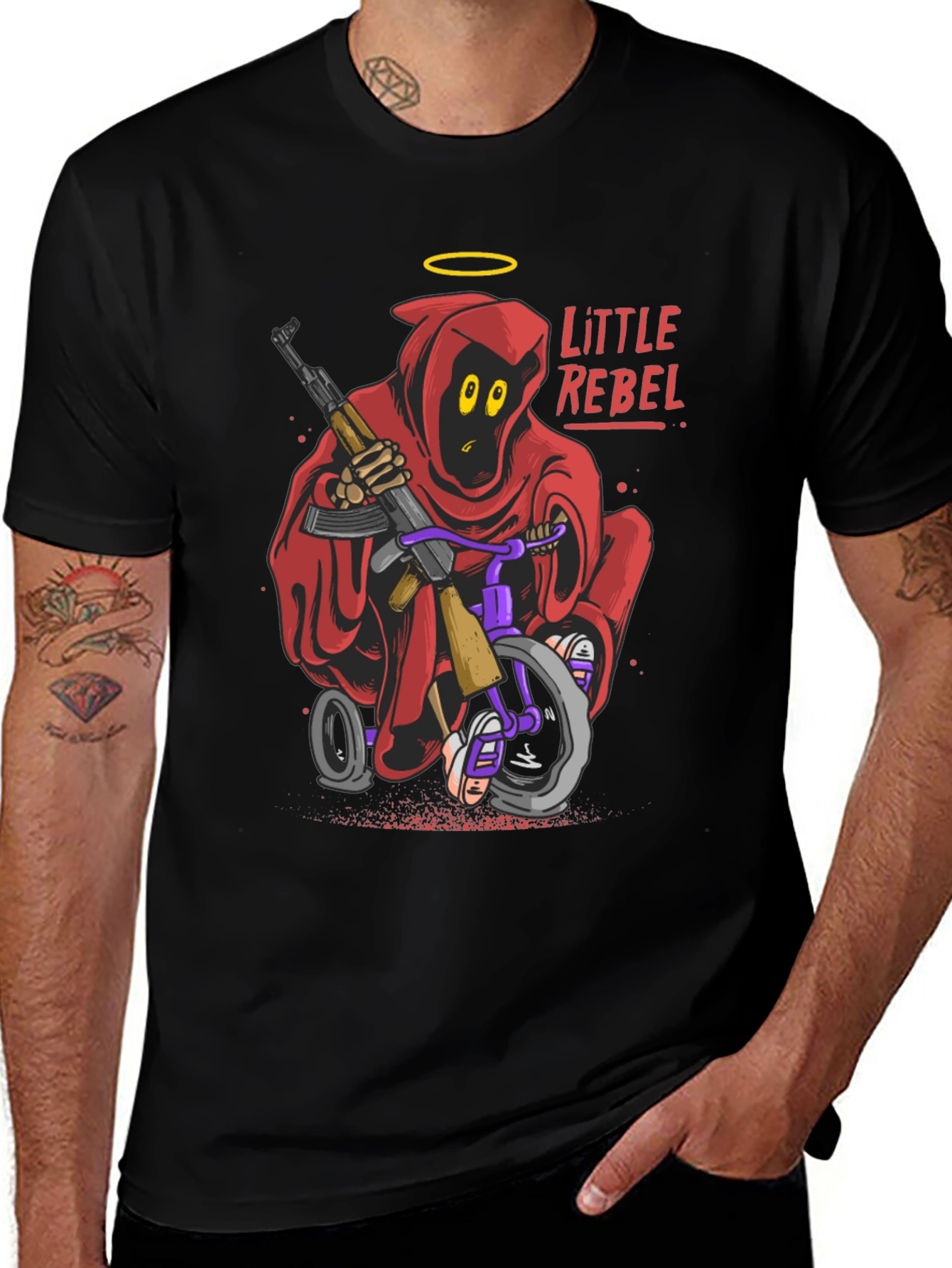 Little Rebel Graphic T-Shirt - Edgy Streetwear