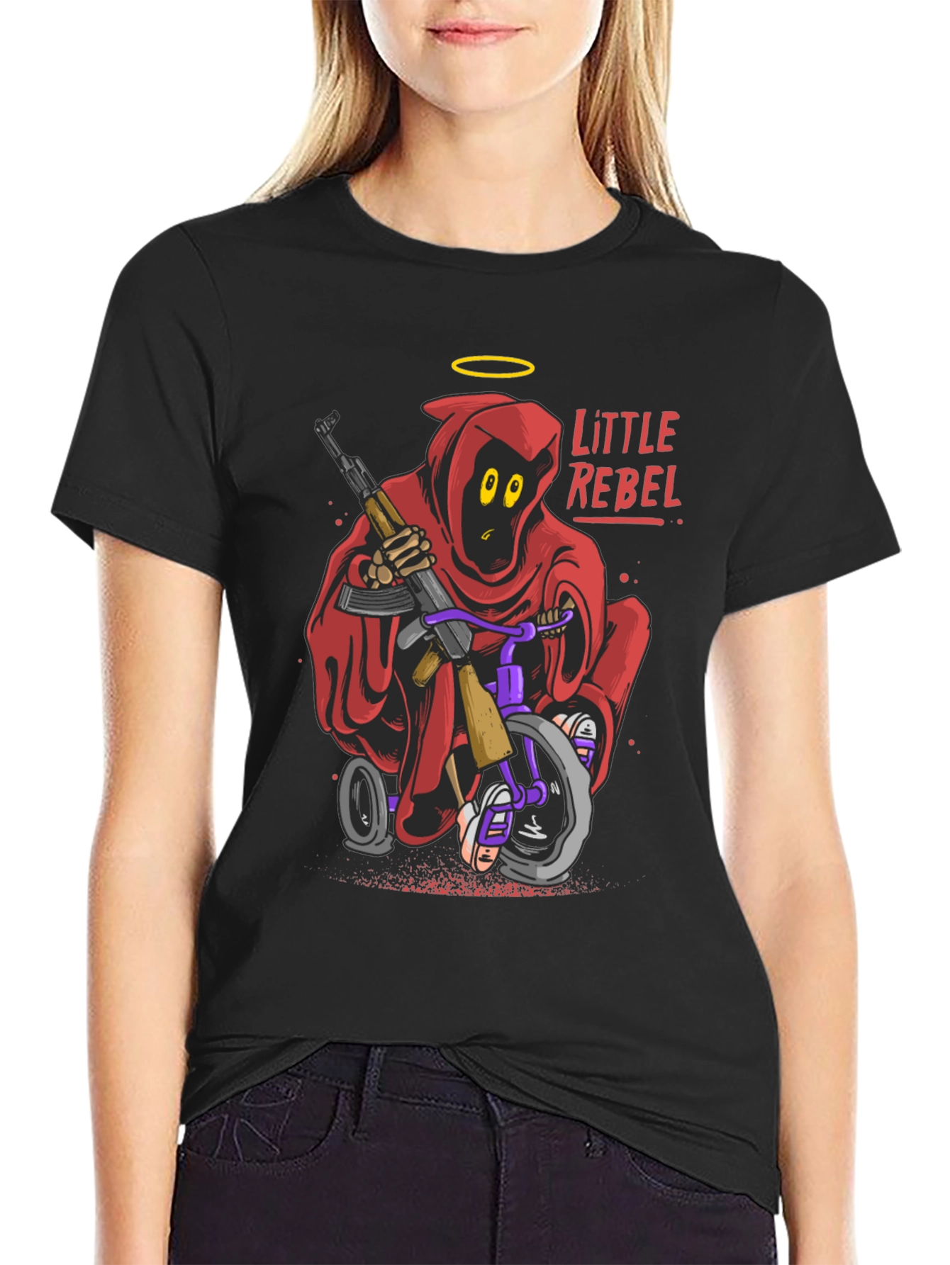 Little Rebel Graphic T-Shirt - Edgy Streetwear