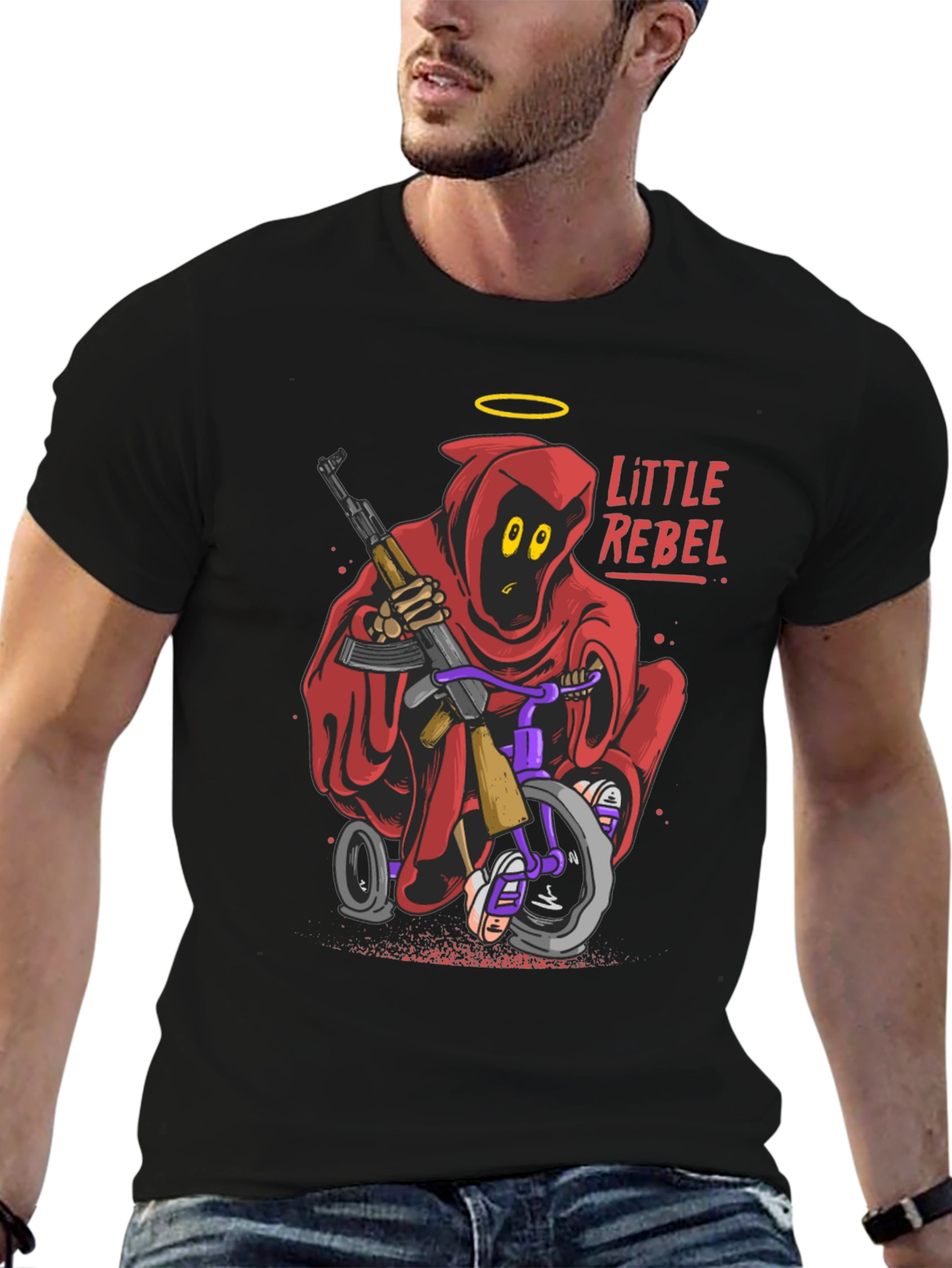 Little Rebel Graphic T-Shirt - Edgy Streetwear