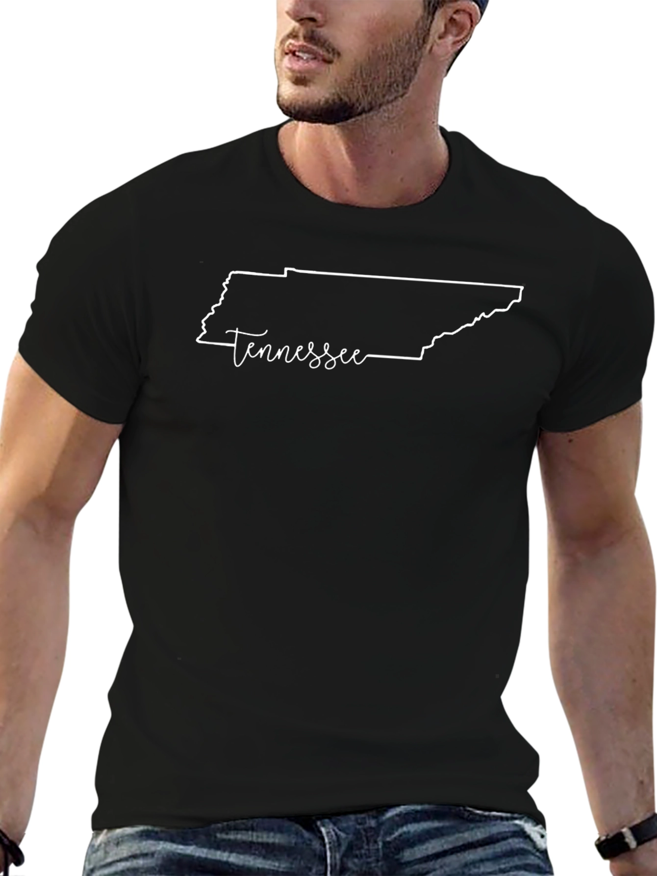 Tennessee State Outline Graphic T-Shirt - Unisex
