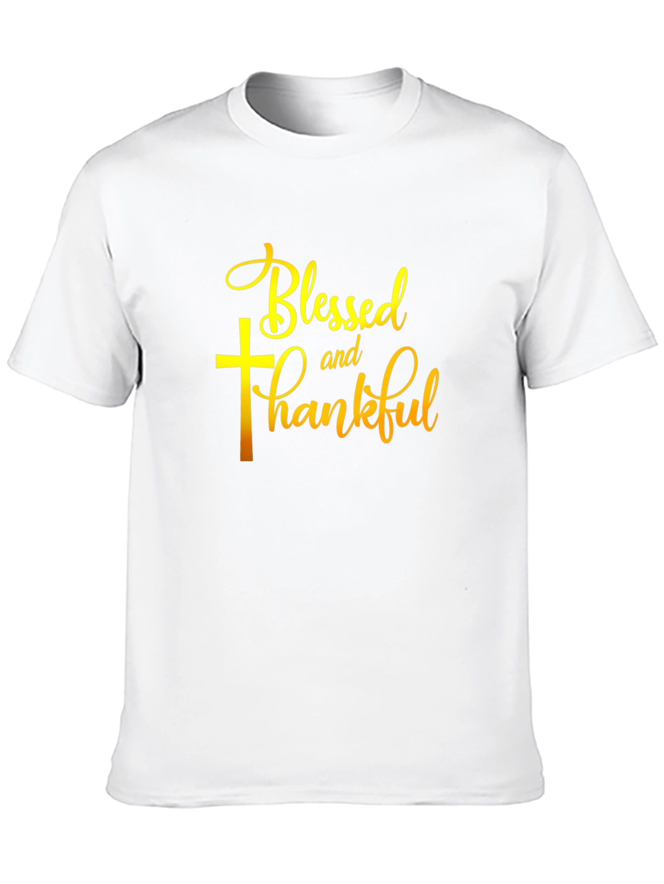 Blessed & Thankful Graphic Tee - Black