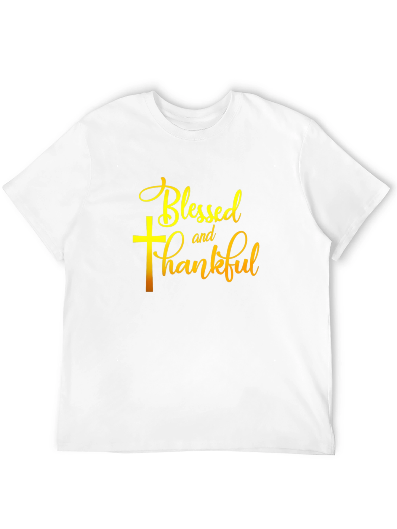 Blessed & Thankful Graphic Tee - Black