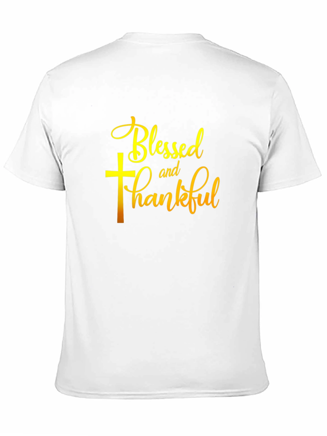 Blessed & Thankful Graphic Tee - Black