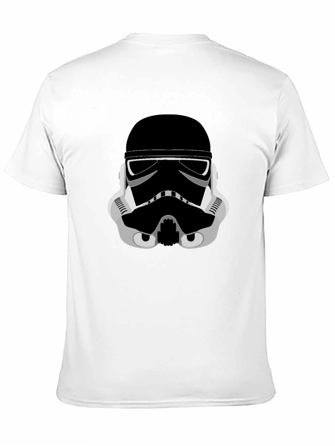 Stormtrooper Graphic Tee - Black Cotton Blend Shirt