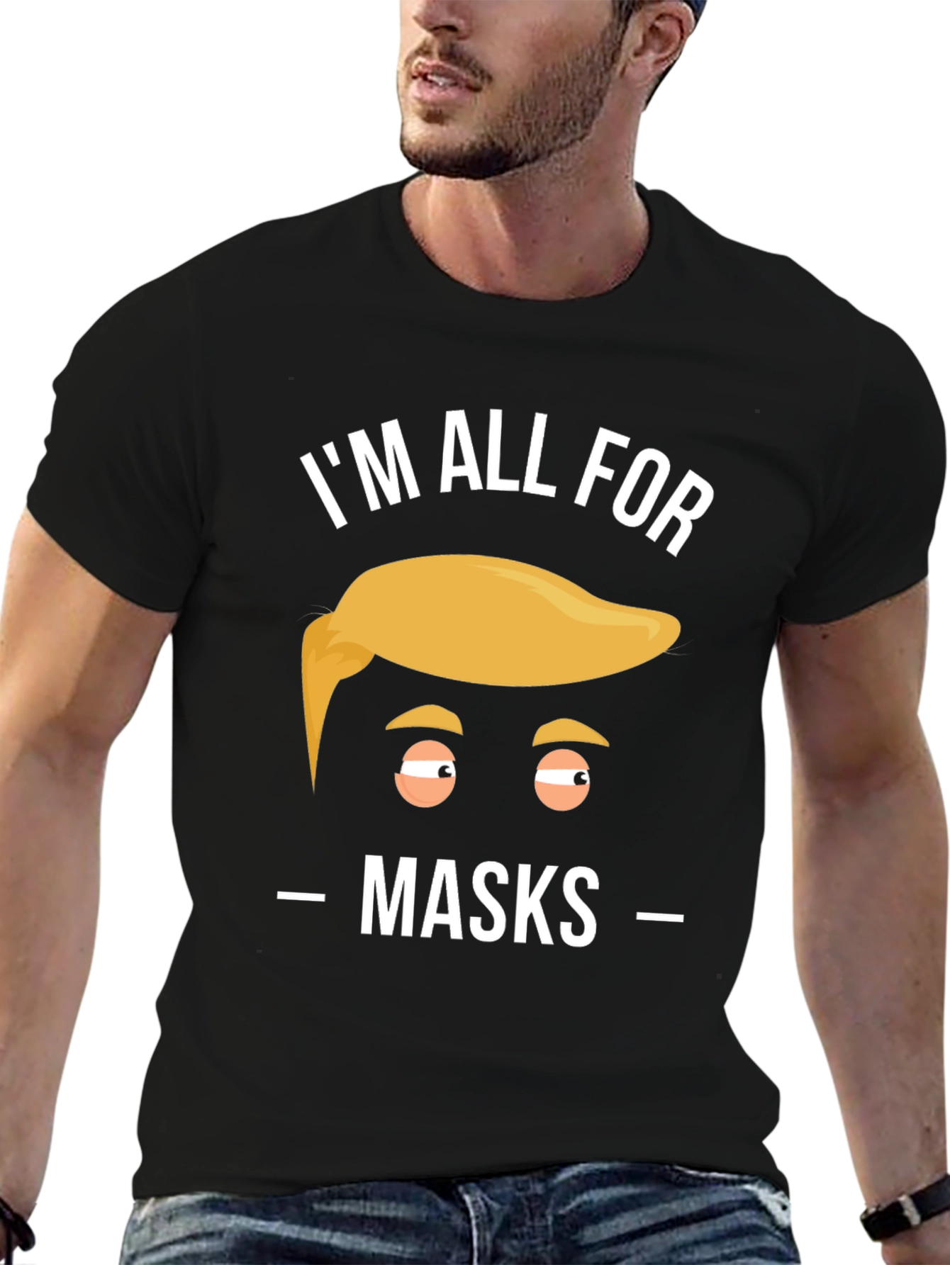 Im All For Masks Graphic Tee