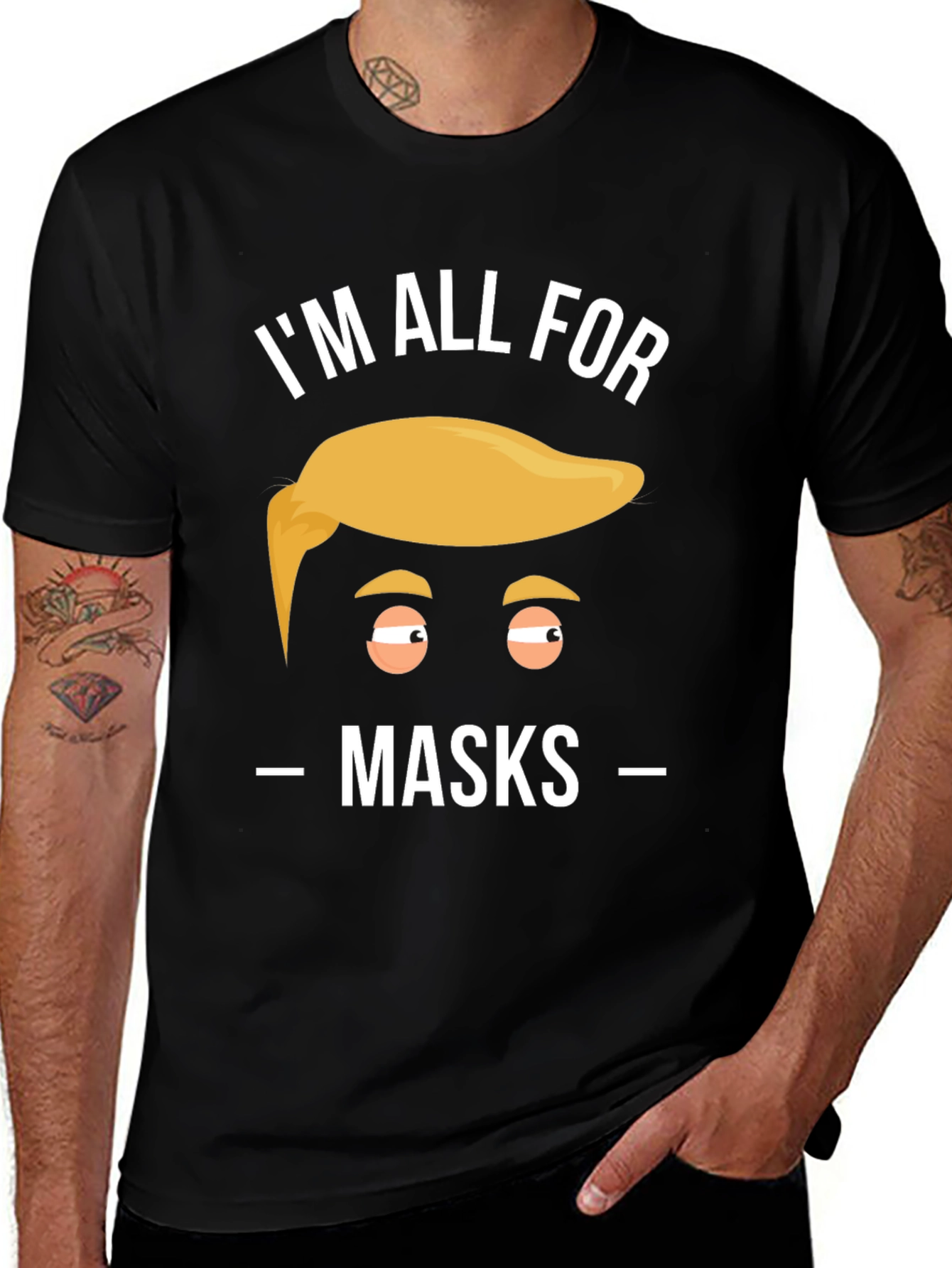 Im All For Masks Graphic Tee