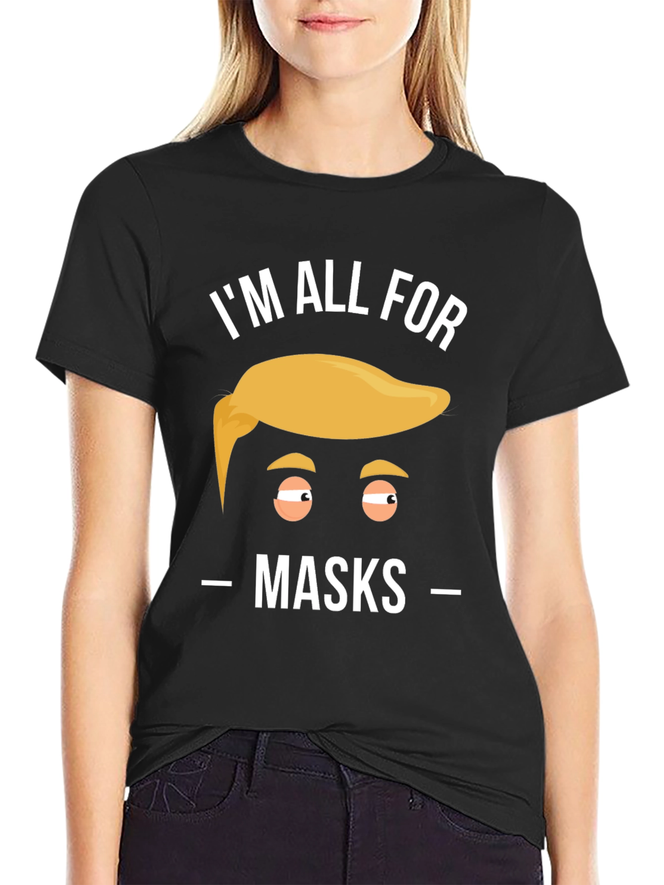 Im All For Masks Graphic Tee