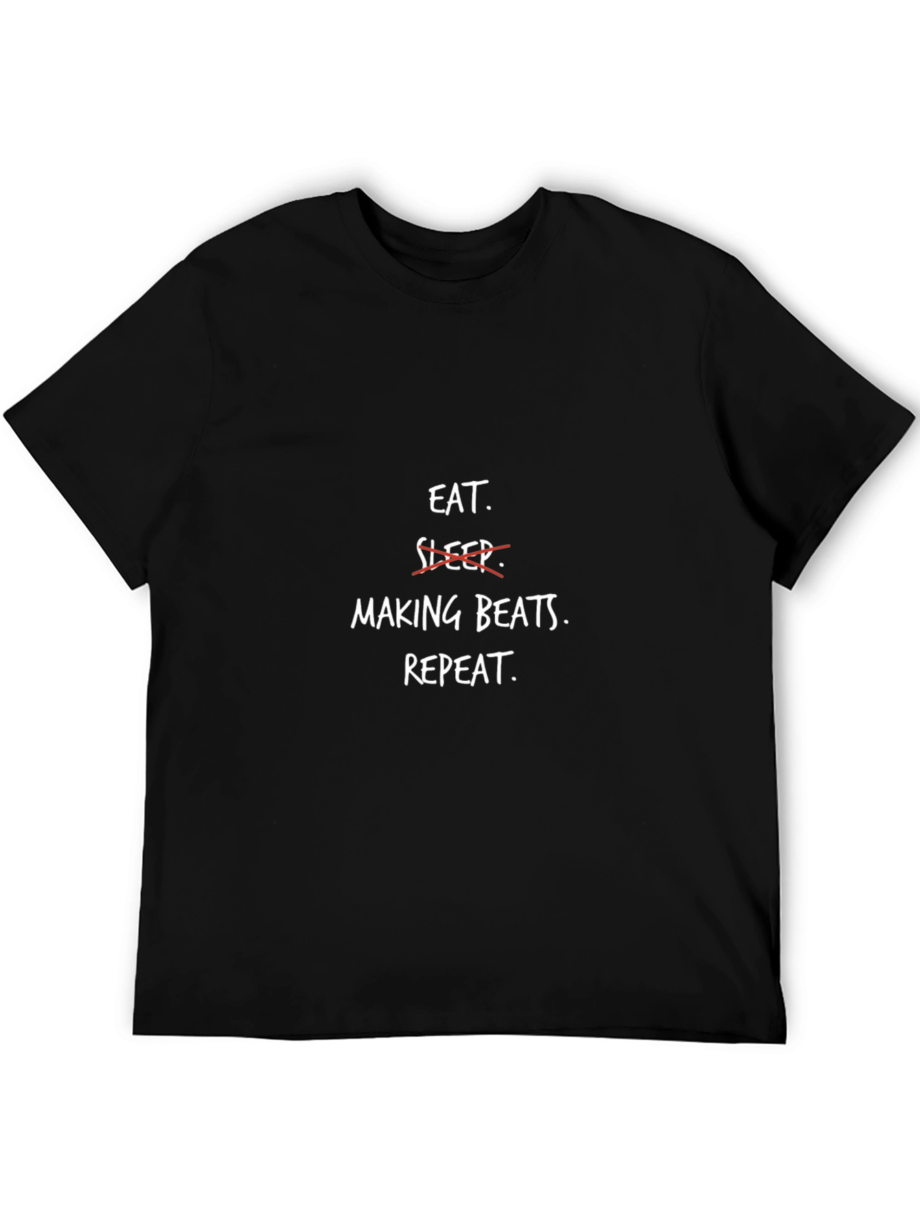 Eat Making Beats Repeat Graphic T-Shirt