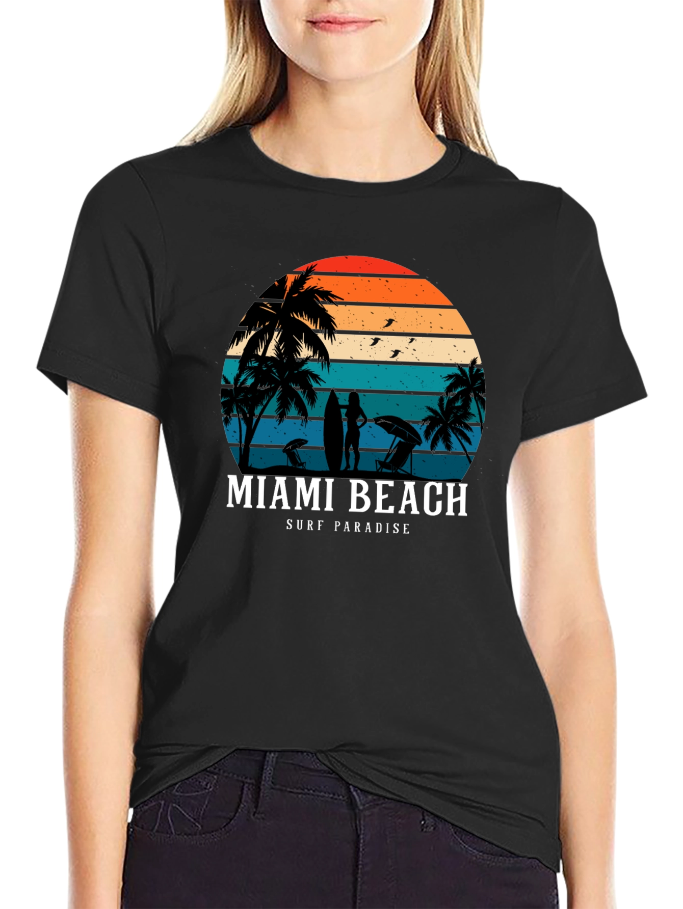 Miami Beach Surf Paradise T-Shirt