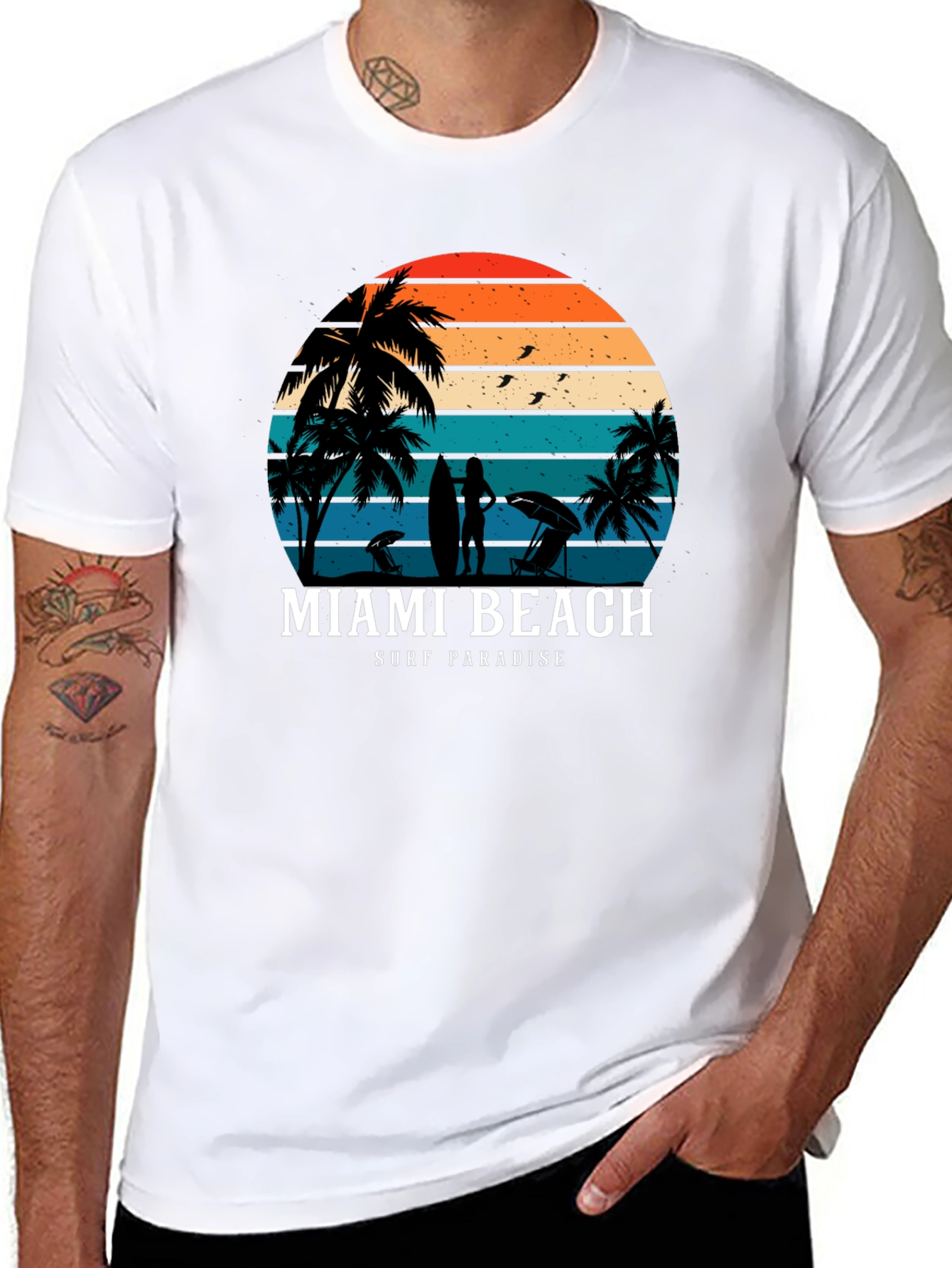 Miami Beach Surf Paradise T-Shirt
