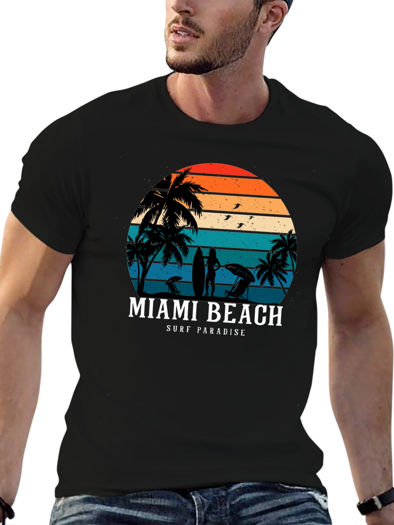 Miami Beach Surf Paradise T-Shirt