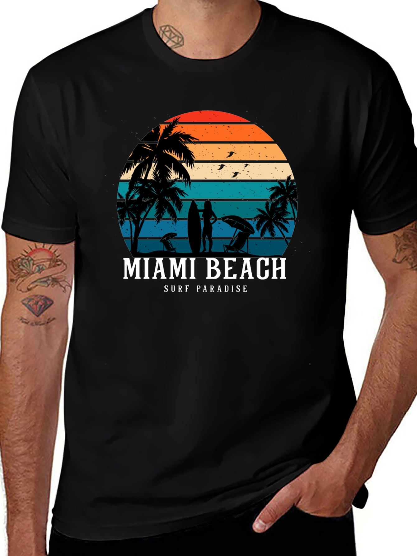 Miami Beach Surf Paradise T-Shirt