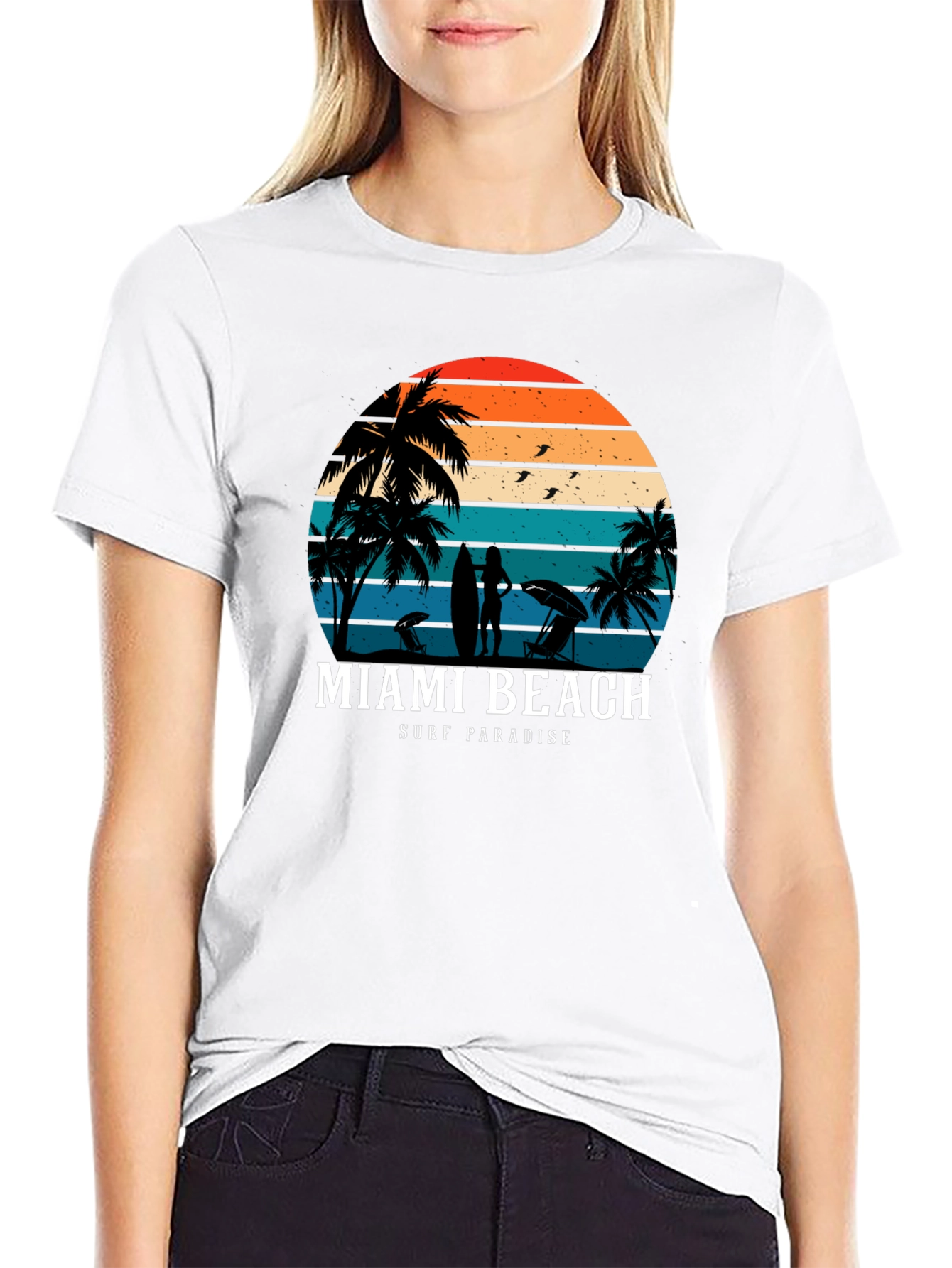 Miami Beach Surf Paradise T-Shirt