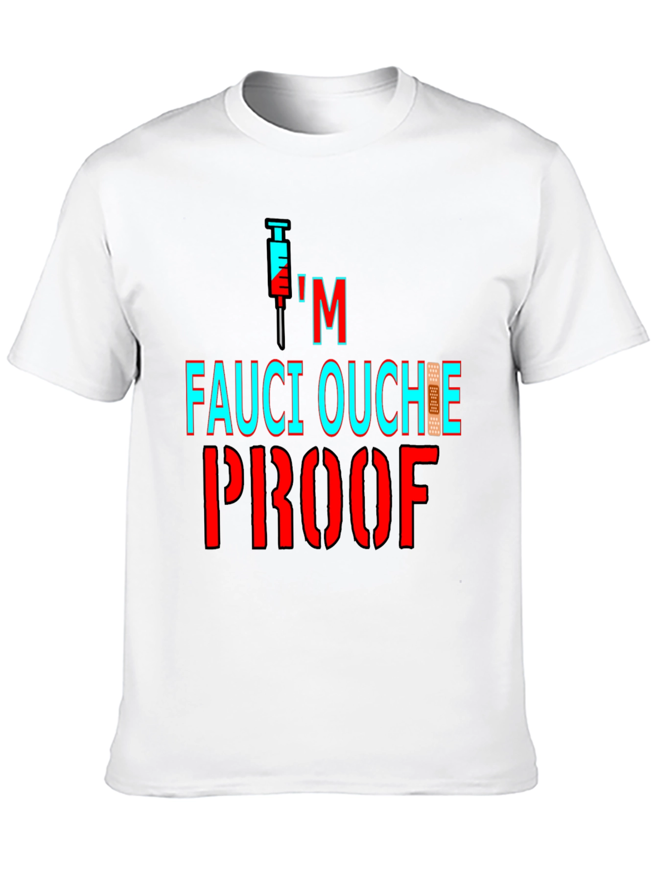 Fauci Ouchie Proof Graphic Tee - Black