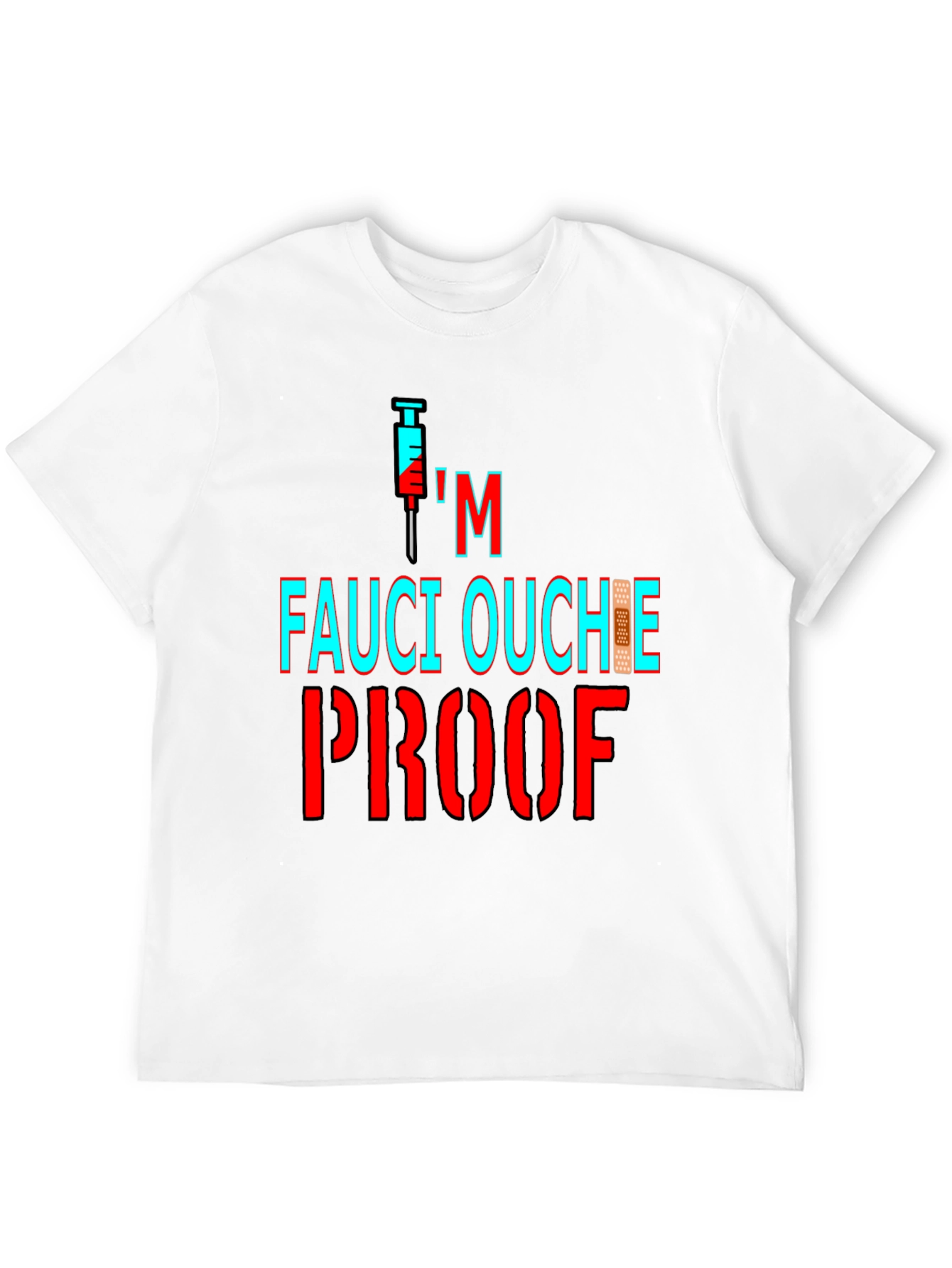 Fauci Ouchie Proof Graphic Tee - Black