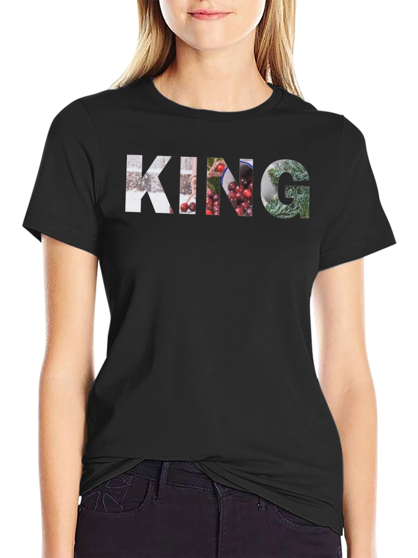 King Graphic Black T-Shirt