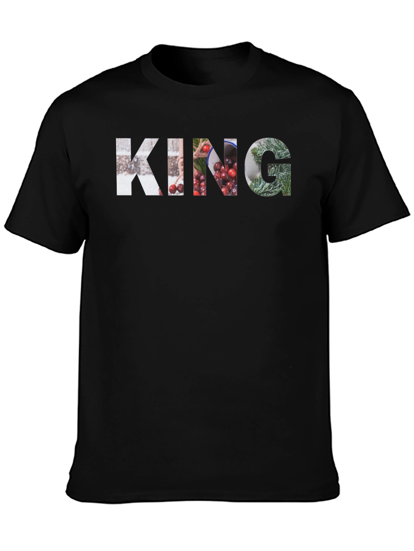 King Graphic Black T-Shirt