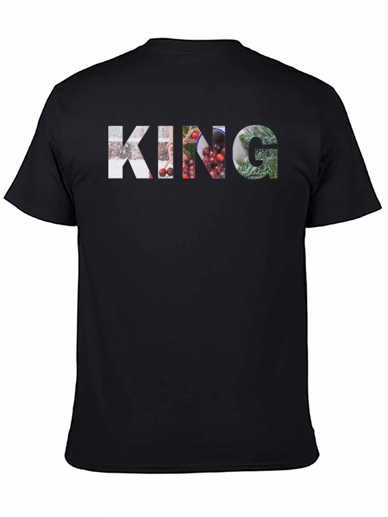 King Graphic Black T-Shirt