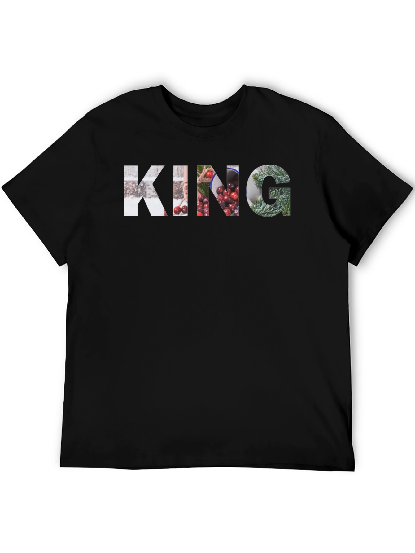 King Graphic Black T-Shirt