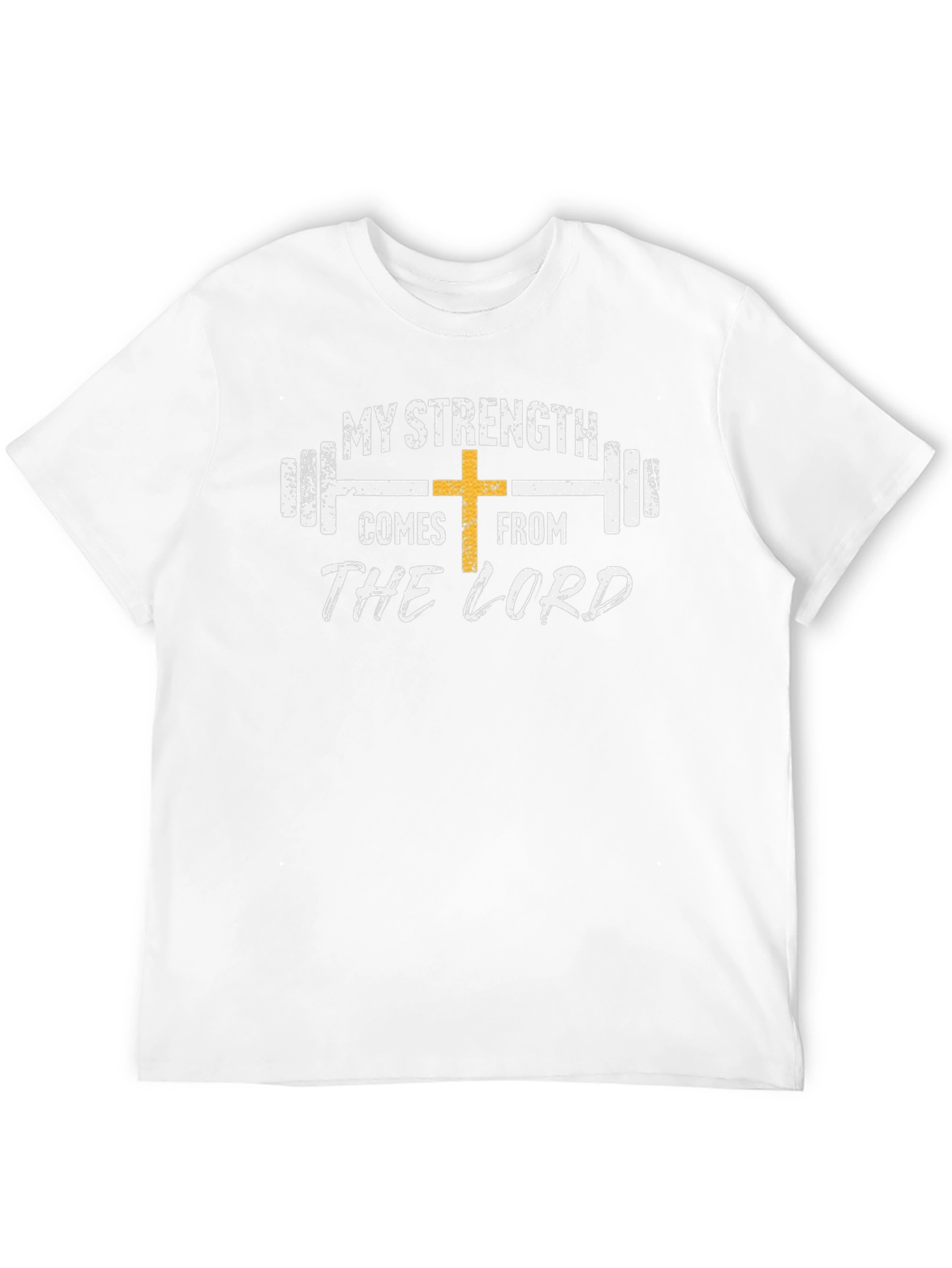 My Strength Comes From the Lord Black T-Shirt