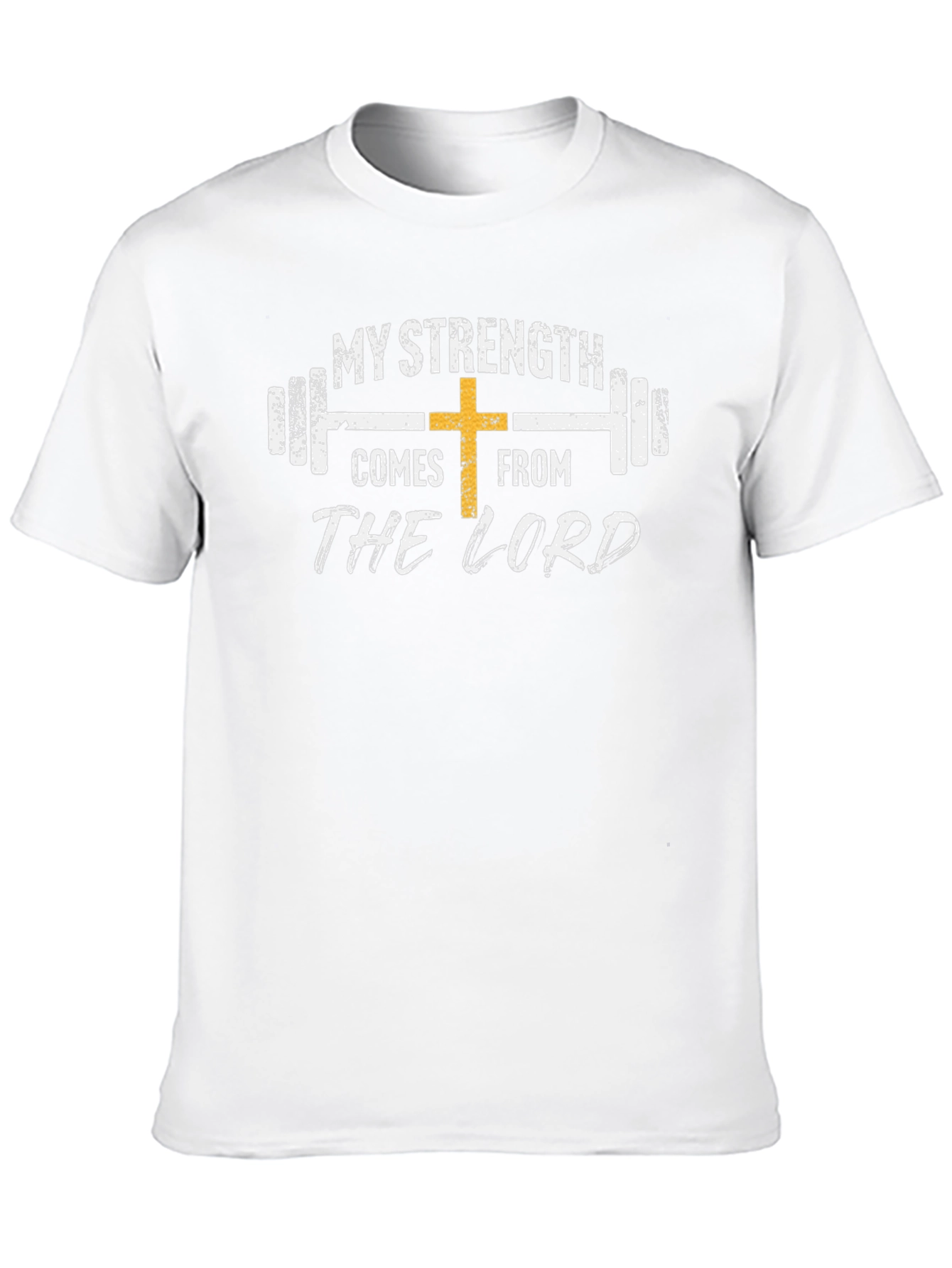 My Strength Comes From the Lord Black T-Shirt