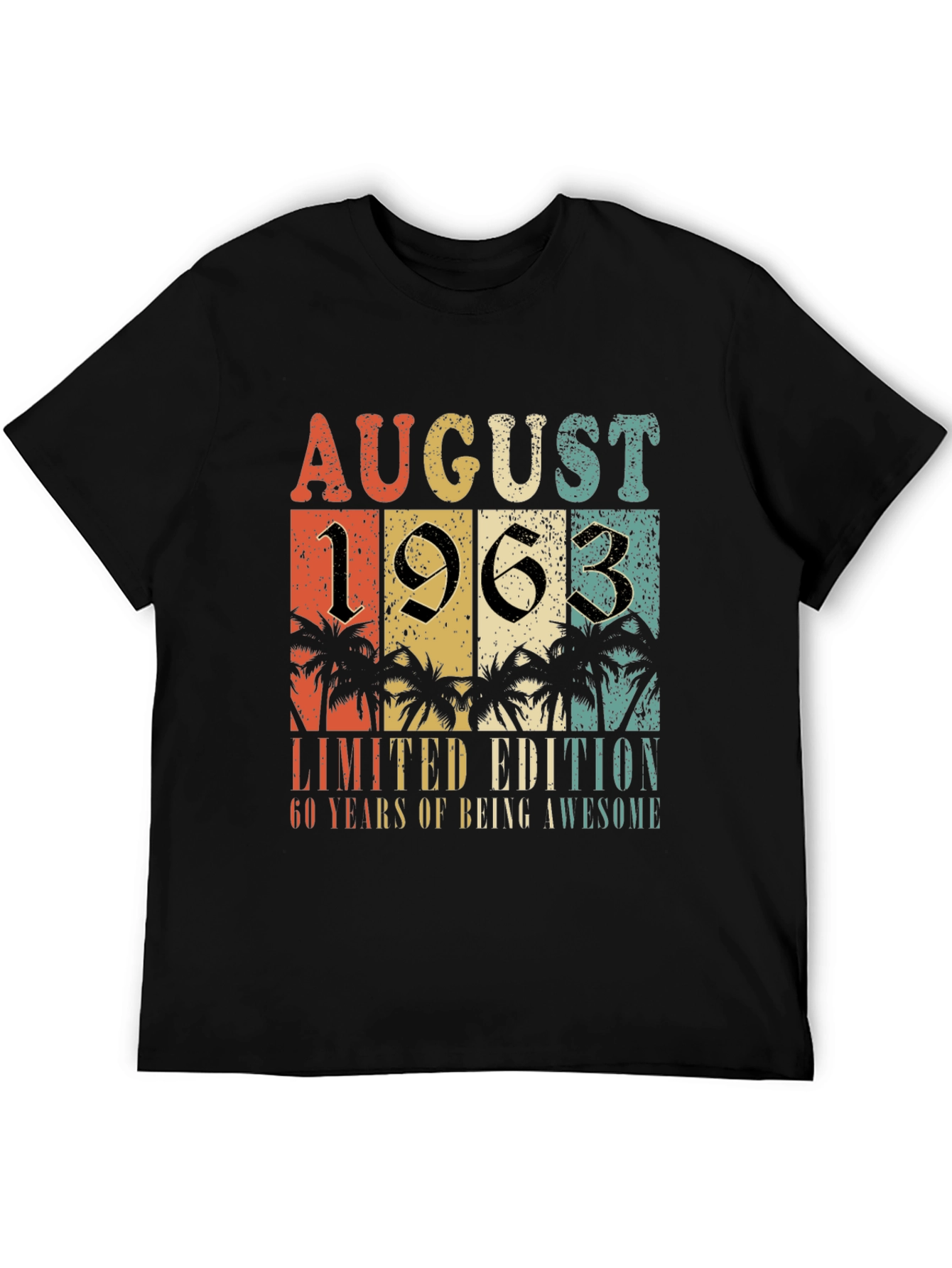 August 1963 Limited Edition 60 Years Awesome T-Shirt