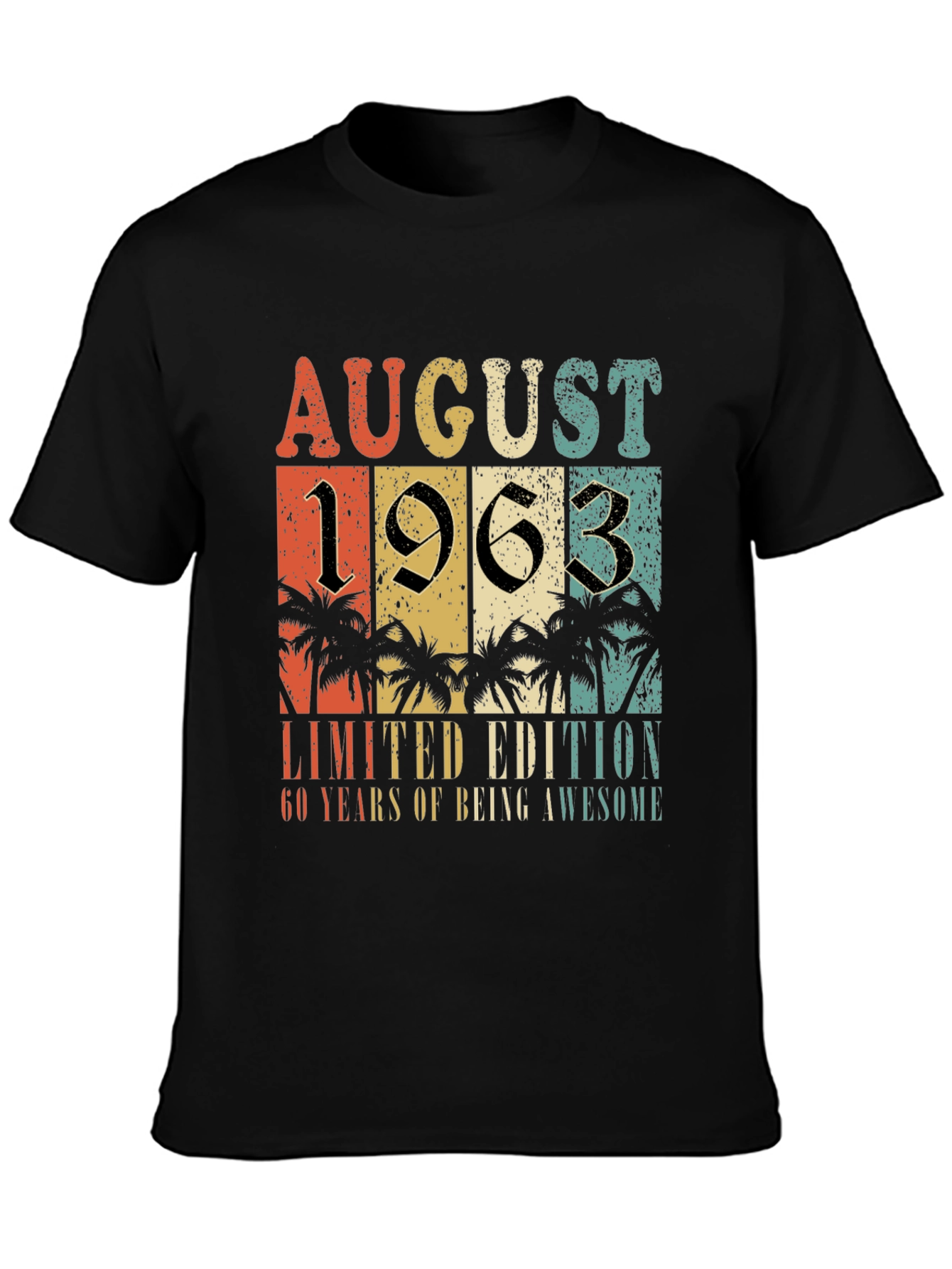 August 1963 Limited Edition 60 Years Awesome T-Shirt