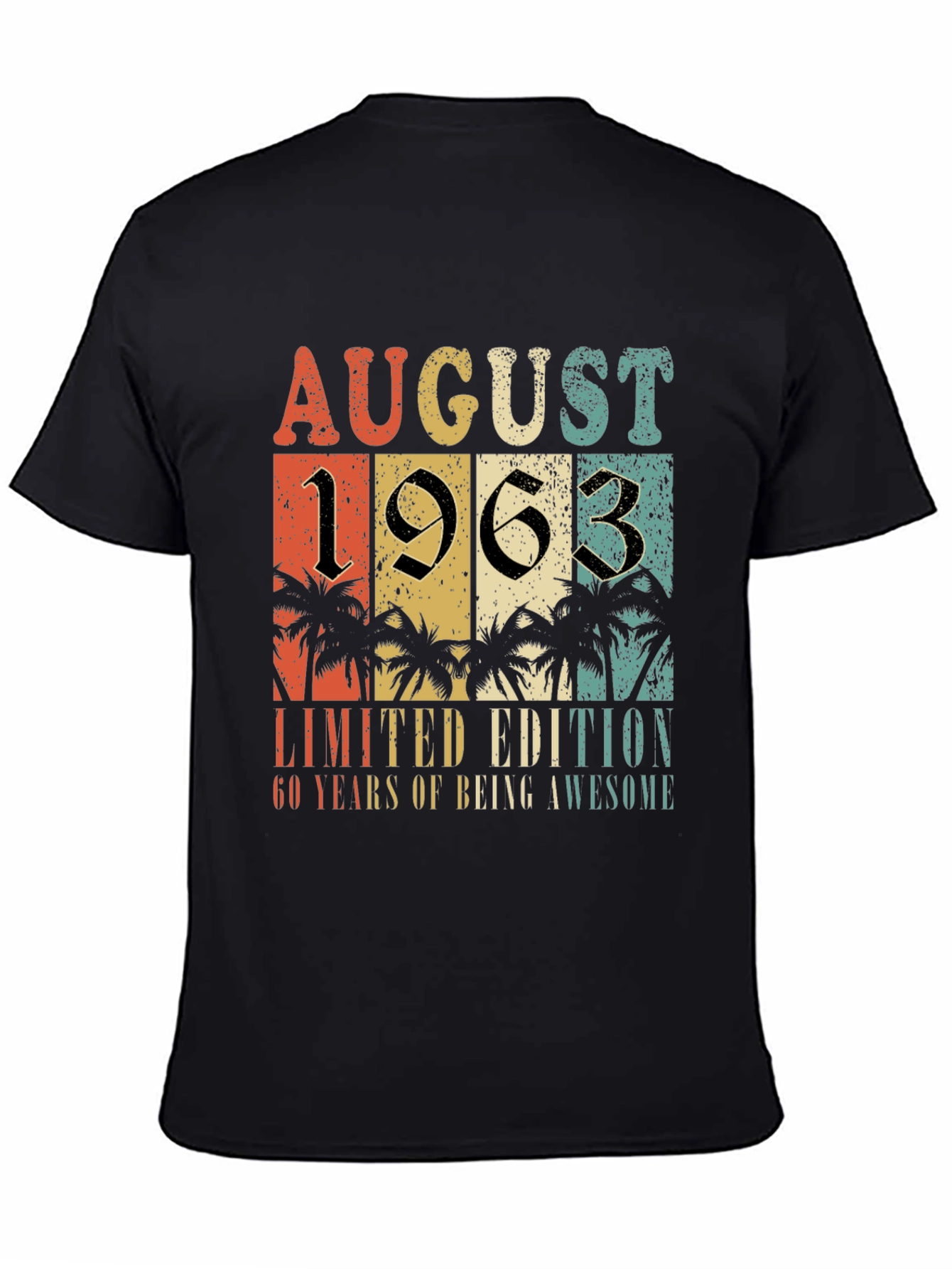 August 1963 Limited Edition 60 Years Awesome T-Shirt