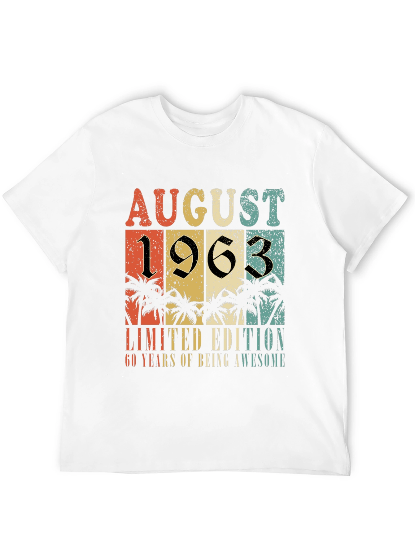August 1963 Limited Edition 60 Years Awesome T-Shirt