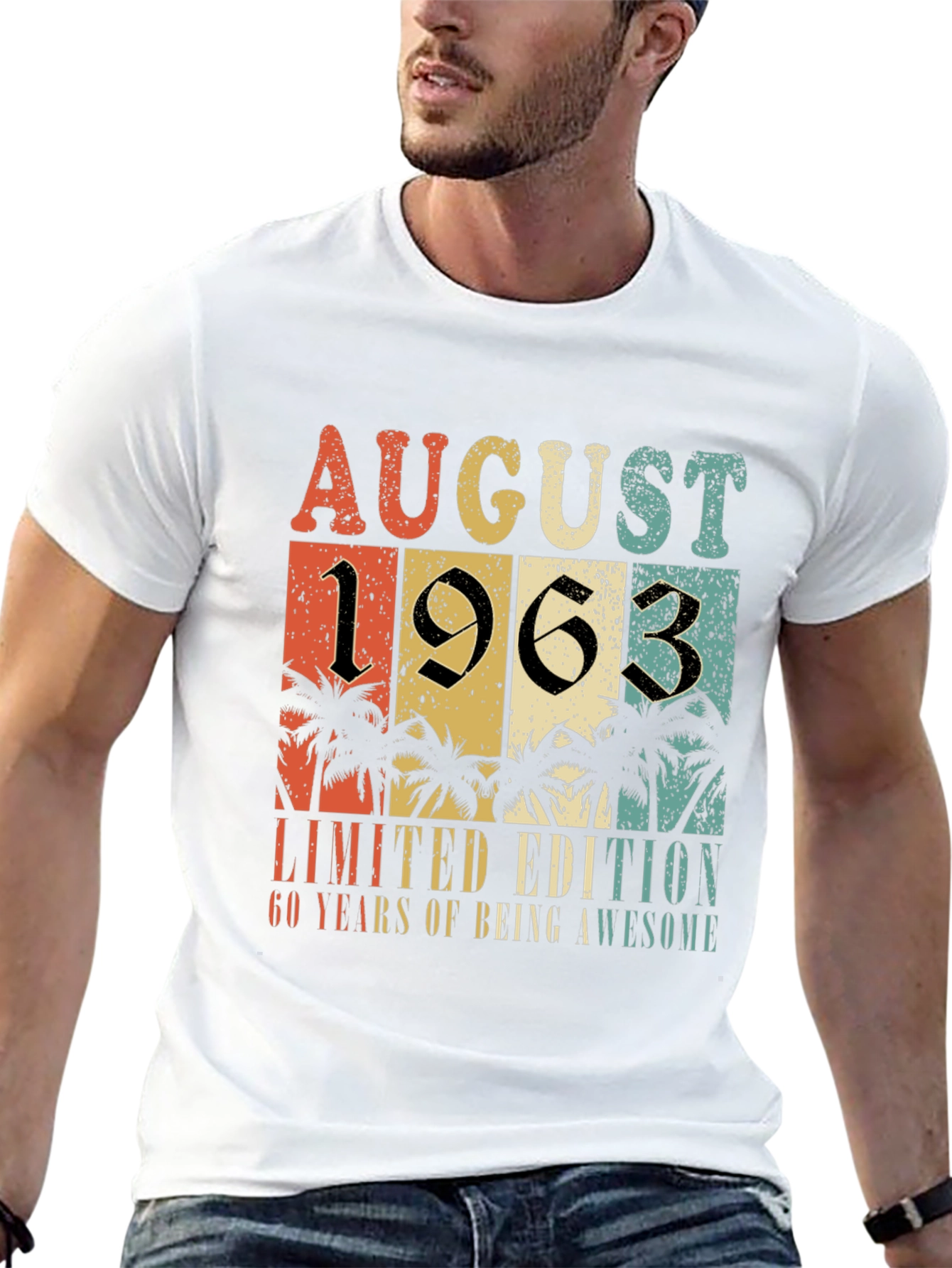August 1963 Limited Edition 60 Years Awesome T-Shirt