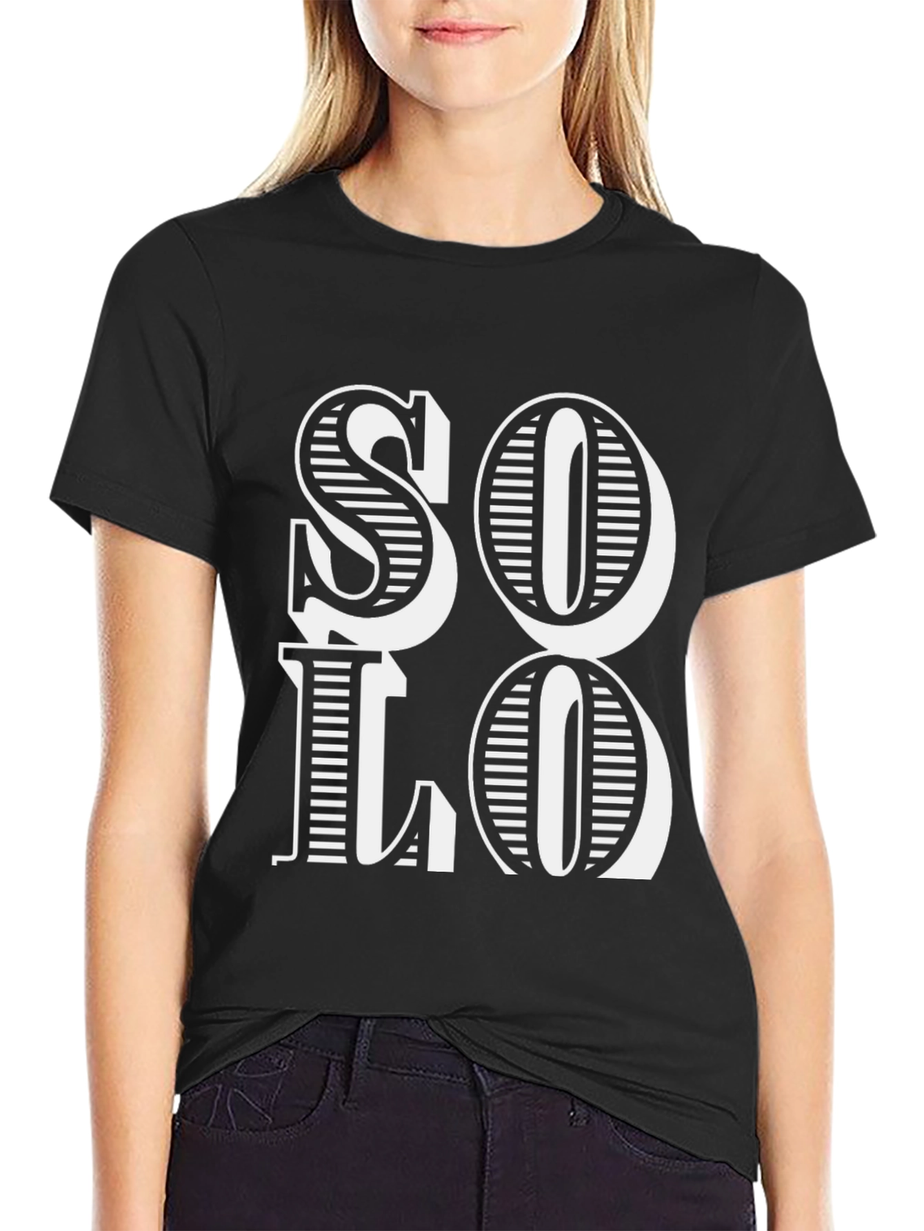 Solo Graphic Tee - Casual Cotton T-Shirt