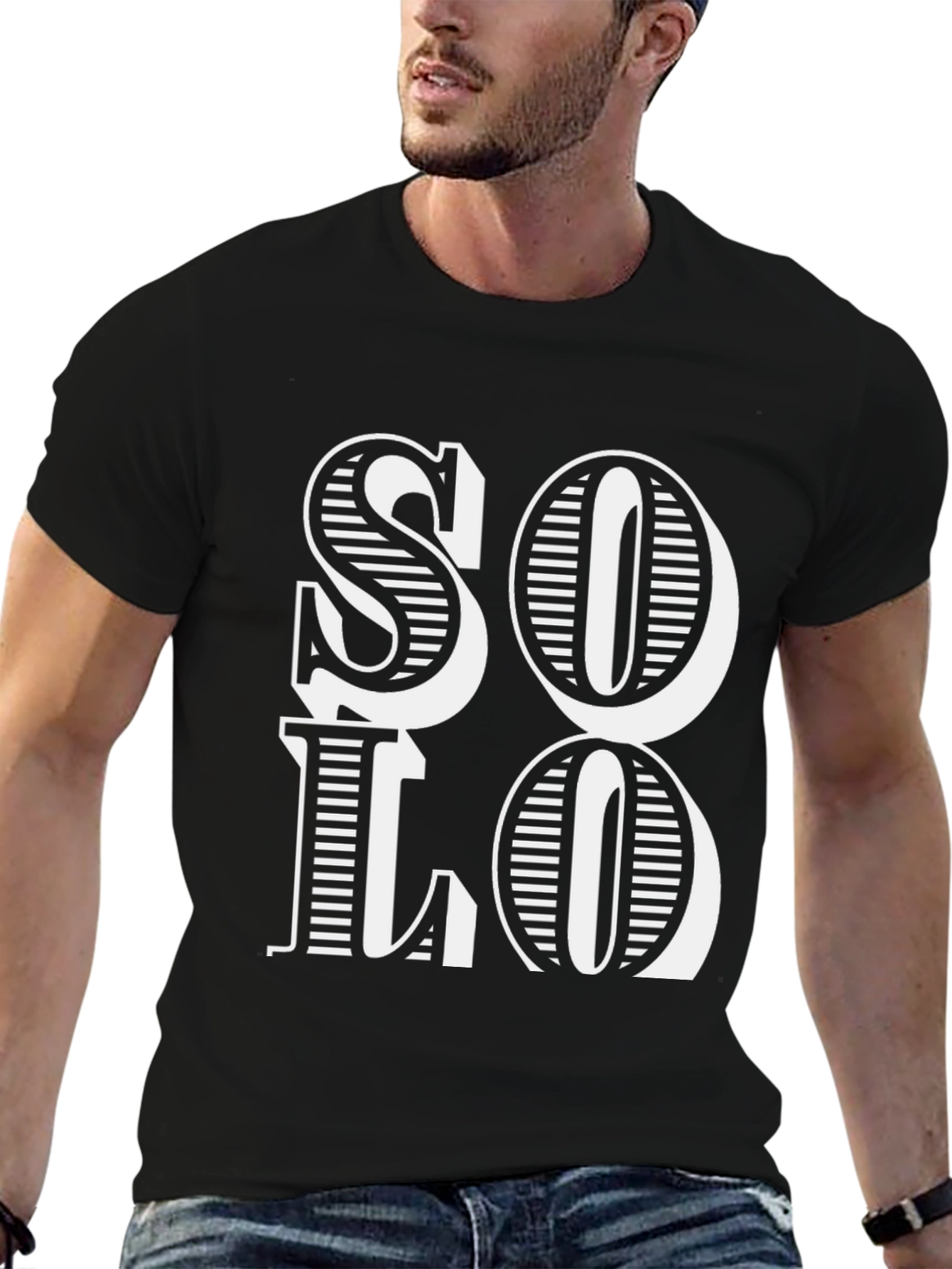 Solo Graphic Tee - Casual Cotton T-Shirt