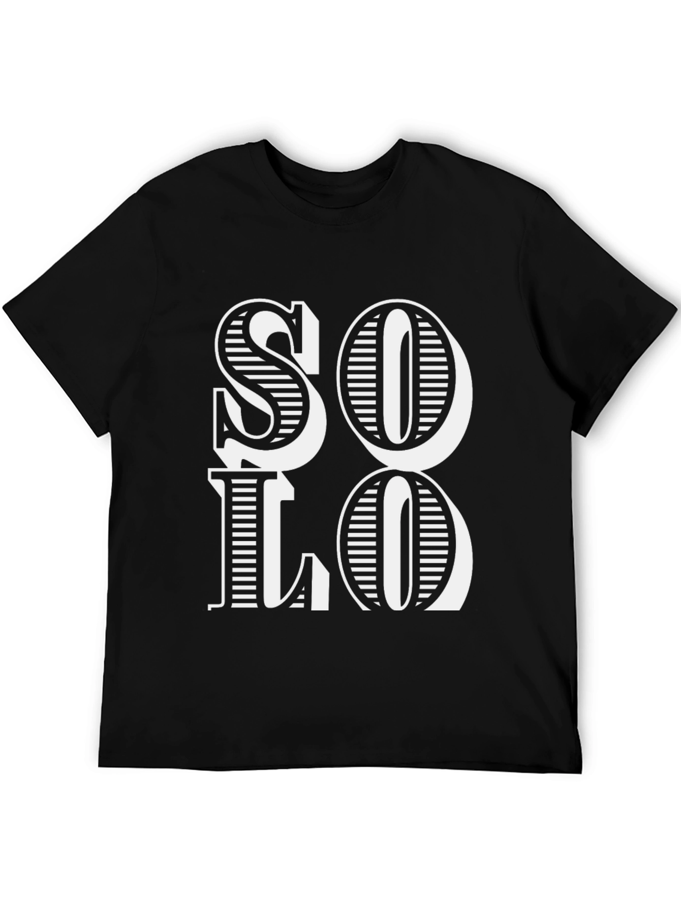 Solo Graphic Tee - Casual Cotton T-Shirt