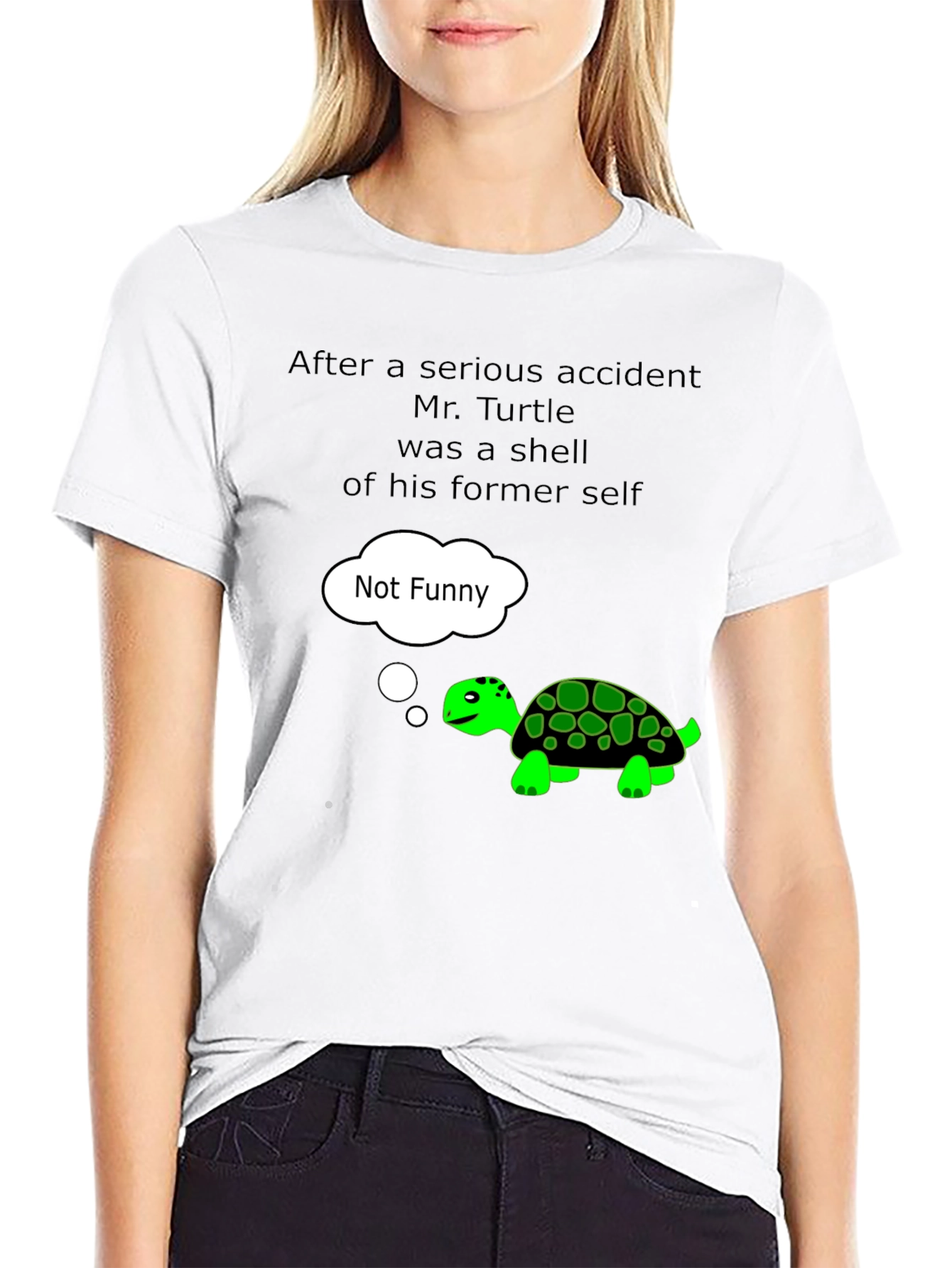 Funny Turtle T-Shirt - Not Funny Graphic Tee