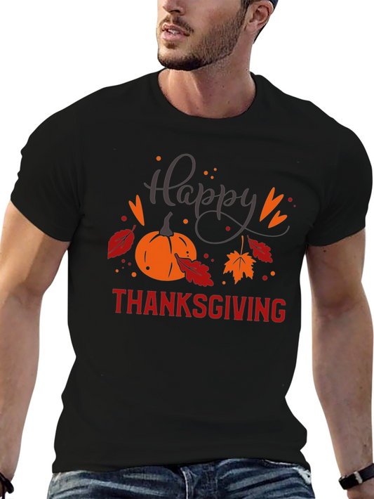 Happy Thanksgiving Graphic T-Shirt