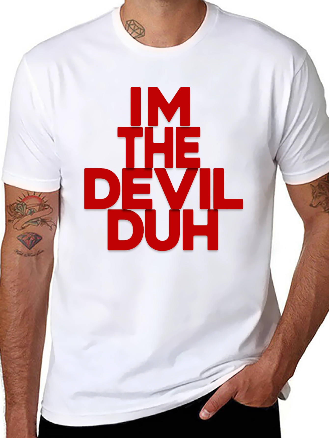 Im The Devil Duh Graphic Tee