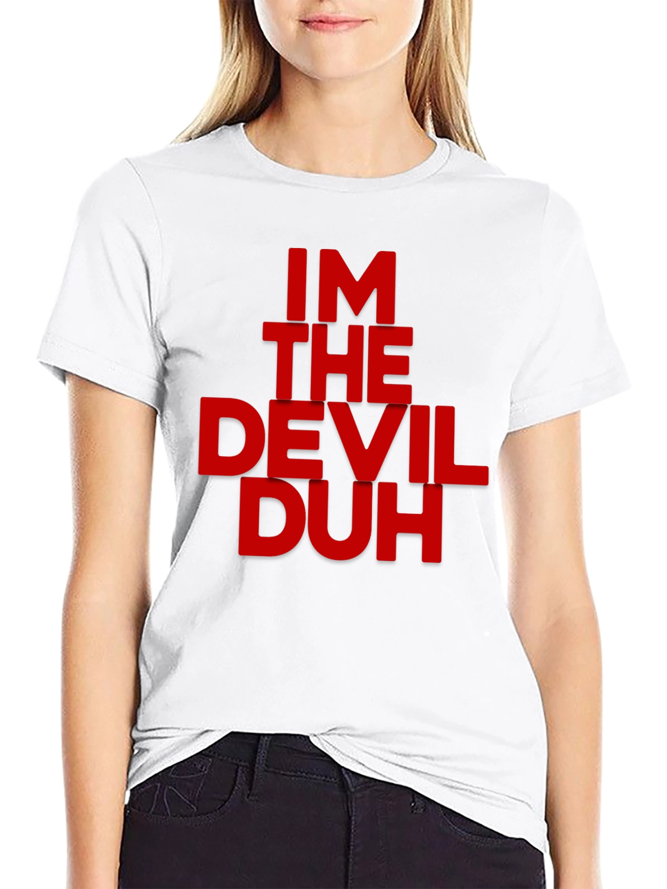 Im The Devil Duh Graphic Tee