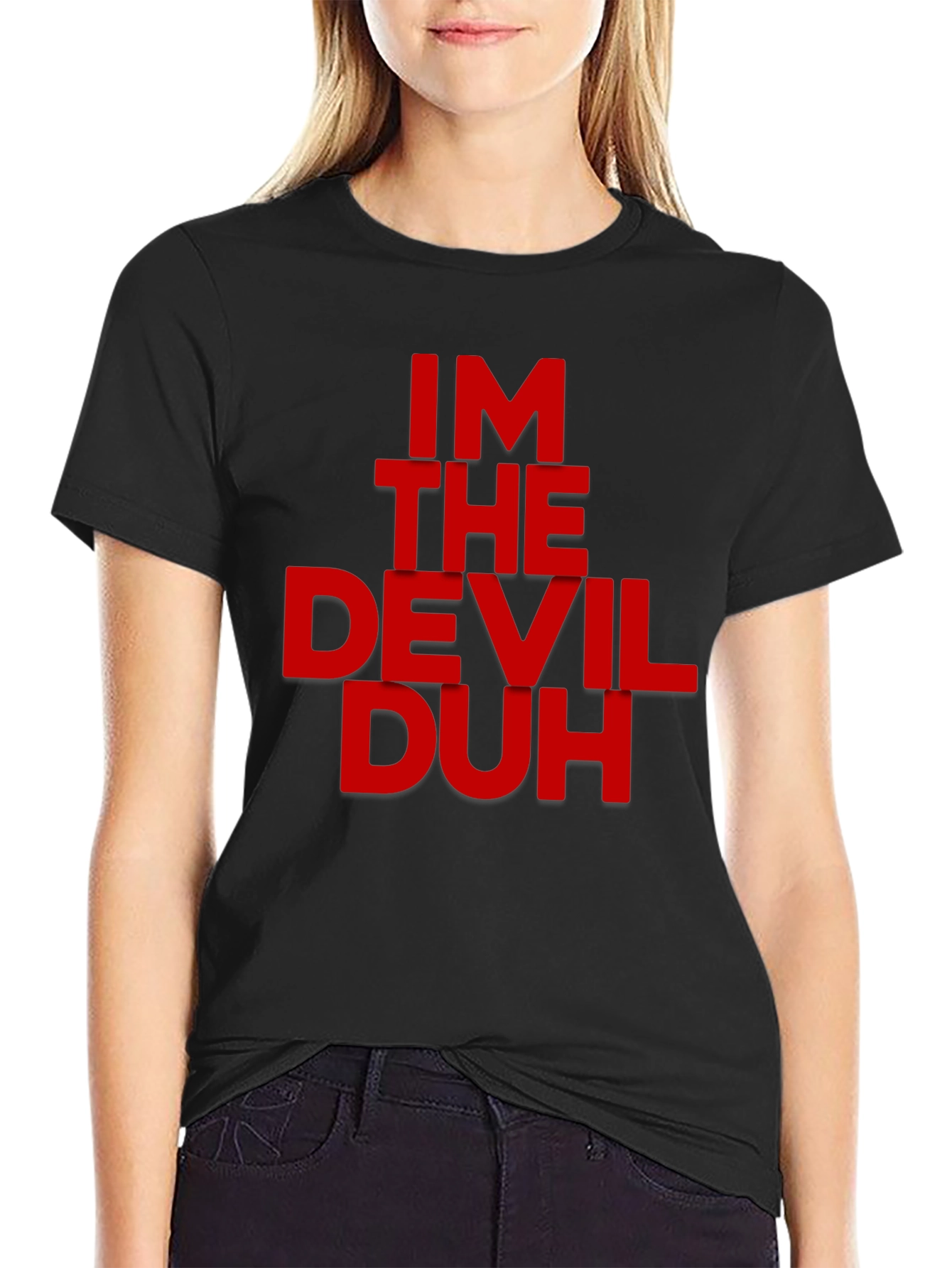 Im The Devil Duh Graphic Tee