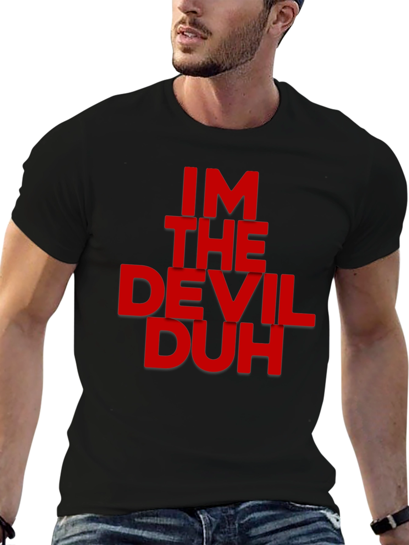 Im The Devil Duh Graphic Tee