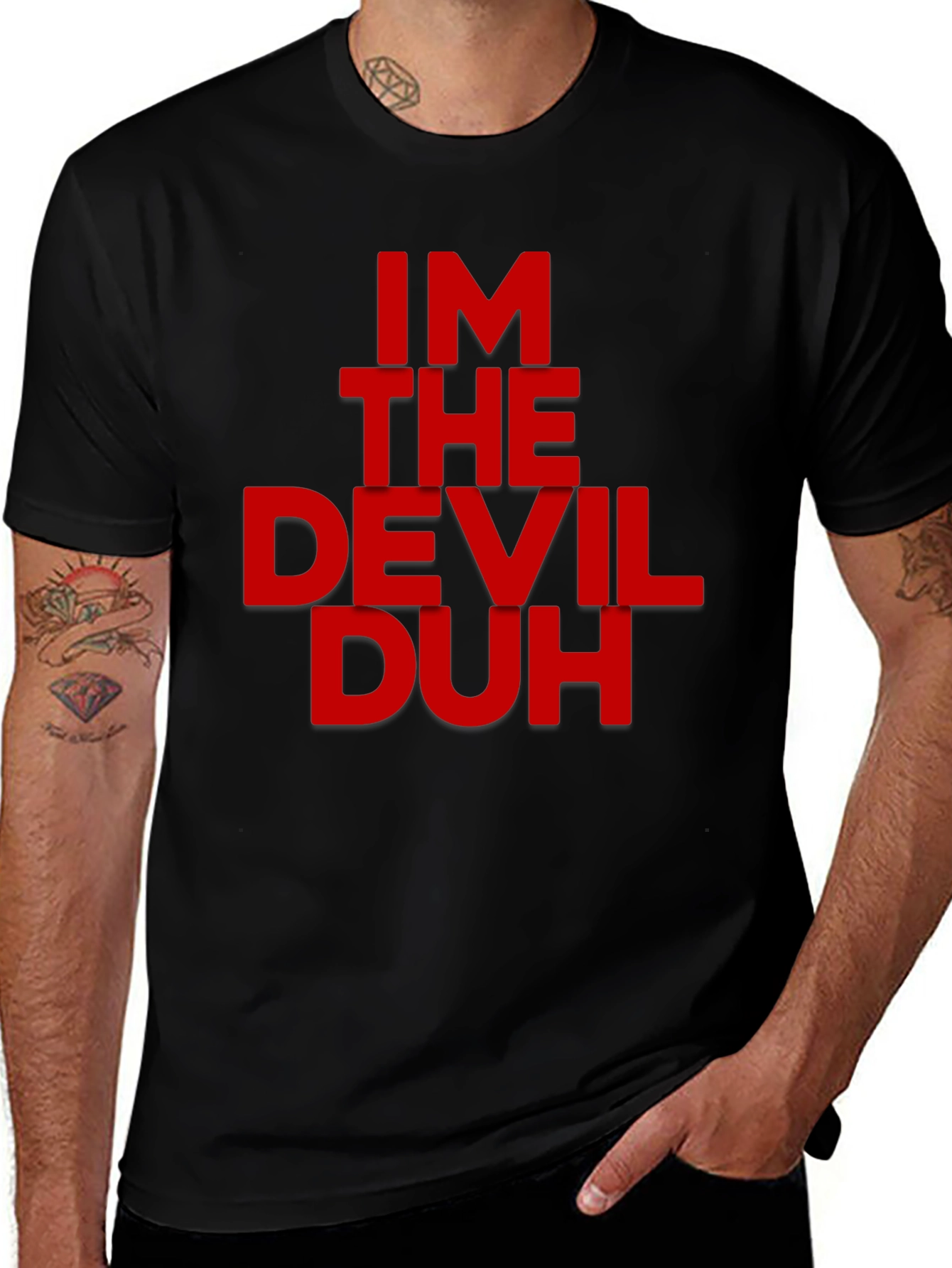 Im The Devil Duh Graphic Tee