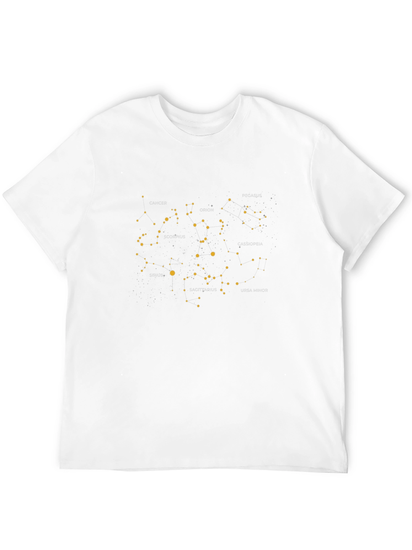 Celestial Constellation Graphic Black T-Shirt