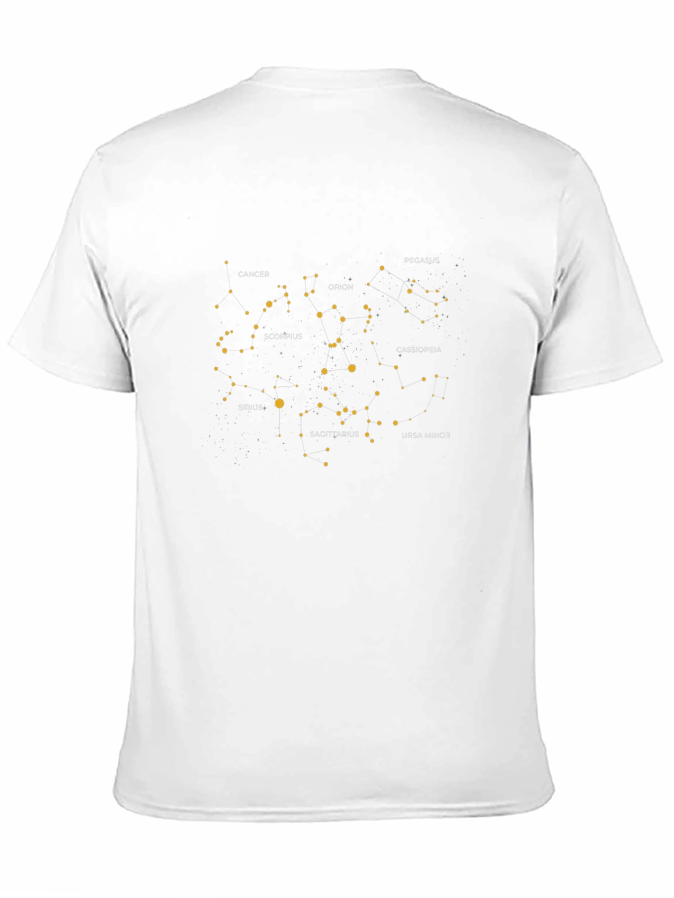 Celestial Constellation Graphic Black T-Shirt