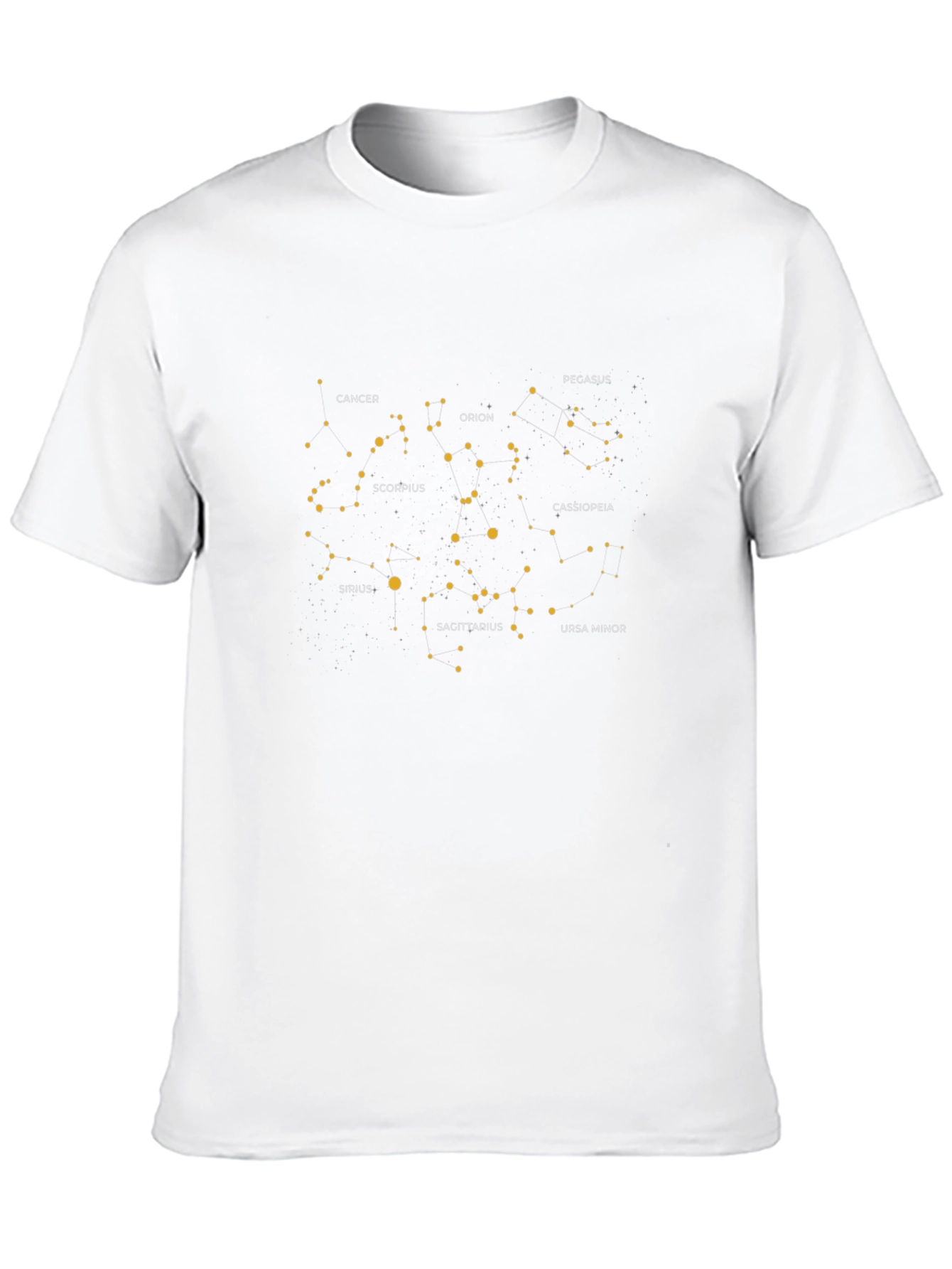 Celestial Constellation Graphic Black T-Shirt